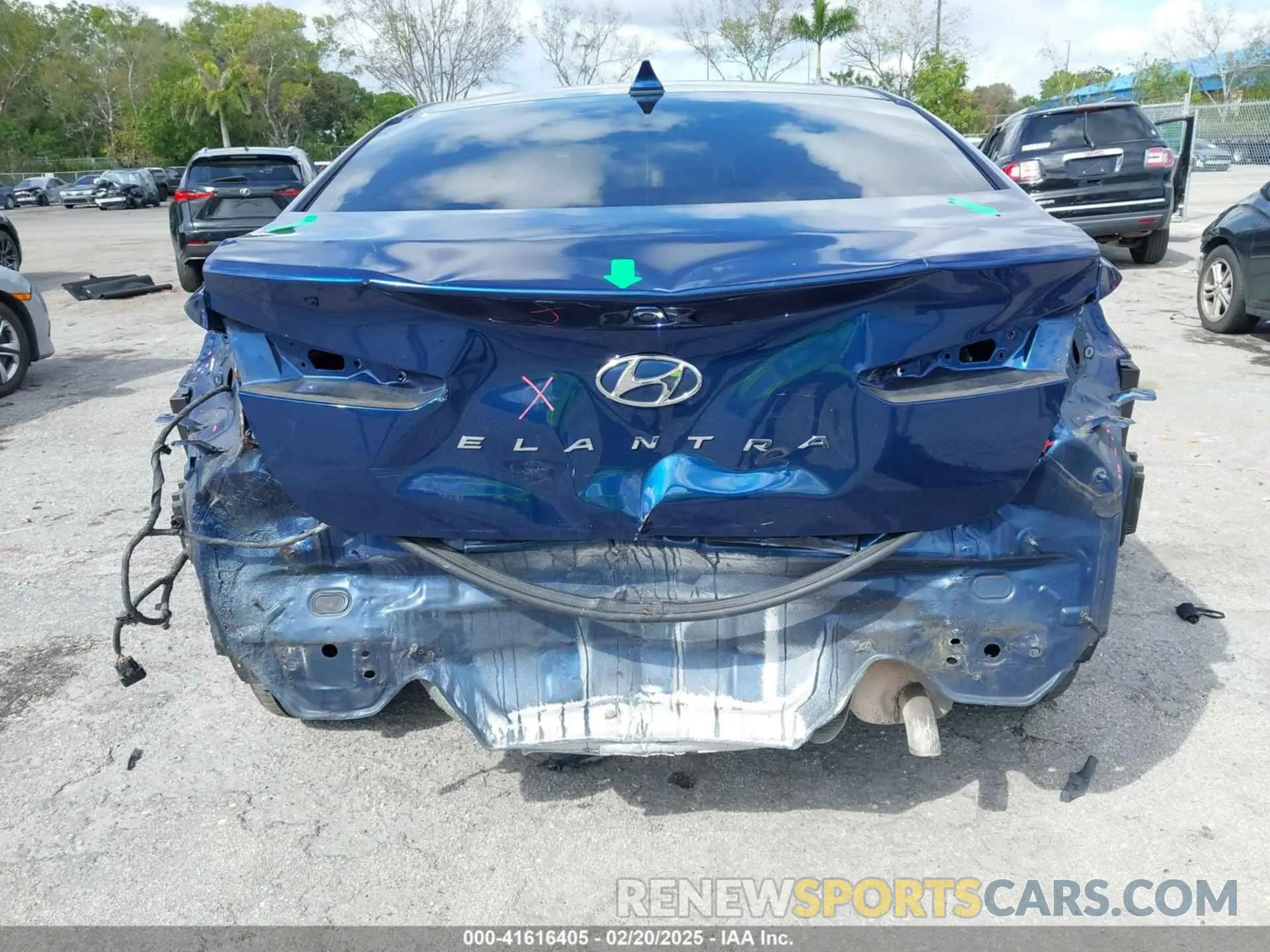 6 Photograph of a damaged car 5NPD84LF6LH580539 HYUNDAI ELANTRA 2020