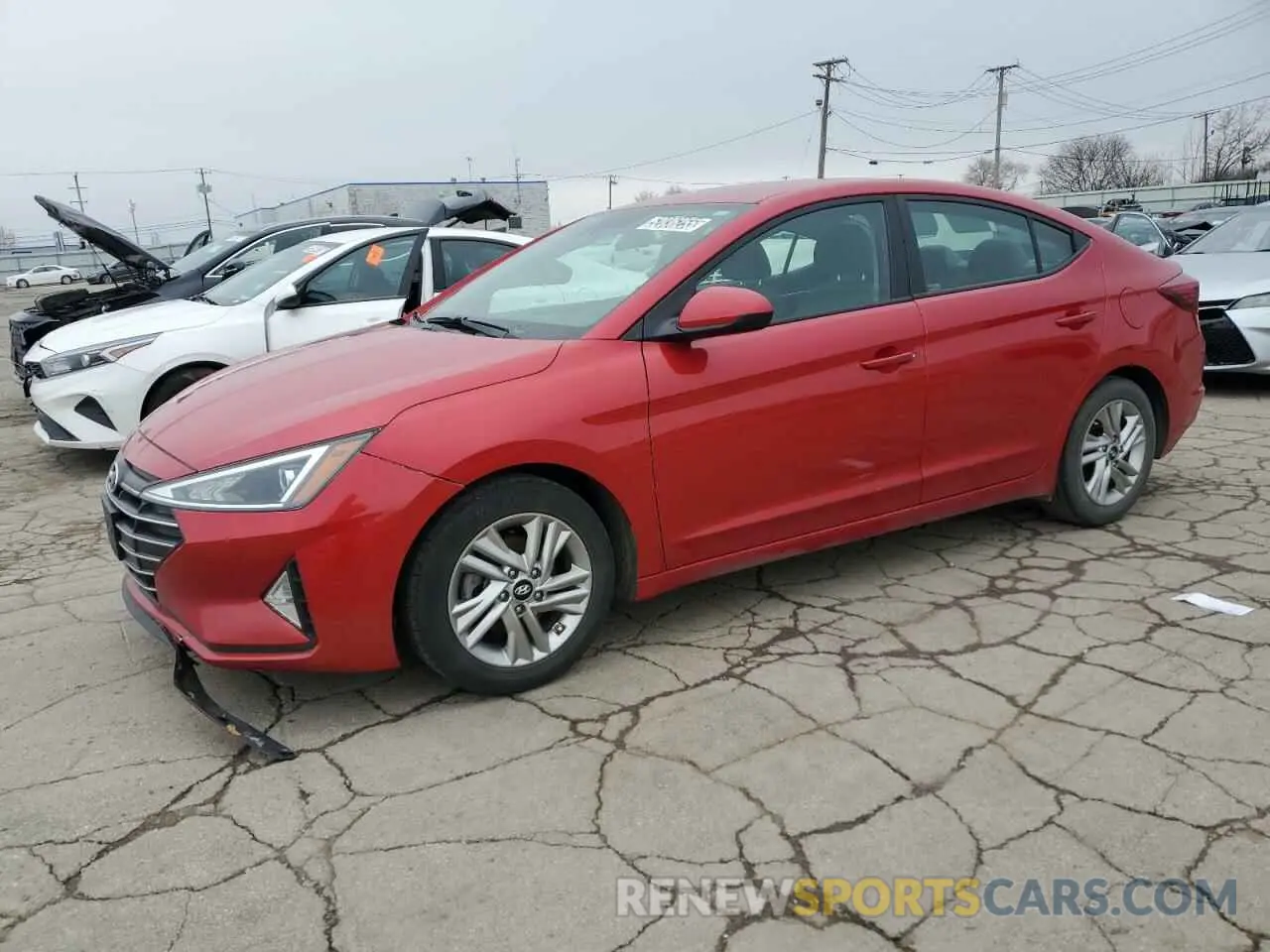 1 Photograph of a damaged car 5NPD84LF6LH583120 HYUNDAI ELANTRA 2020