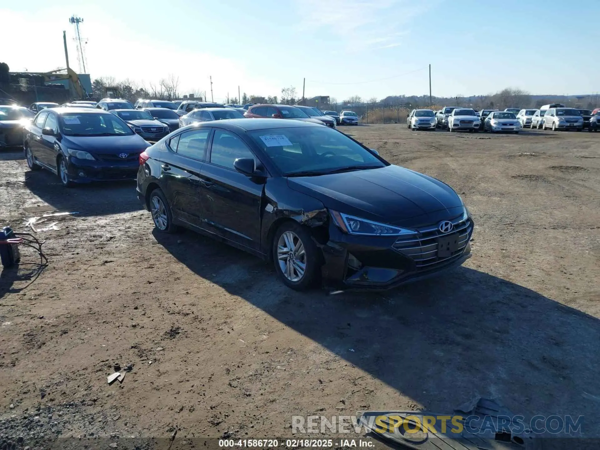 1 Photograph of a damaged car 5NPD84LF6LH591640 HYUNDAI ELANTRA 2020