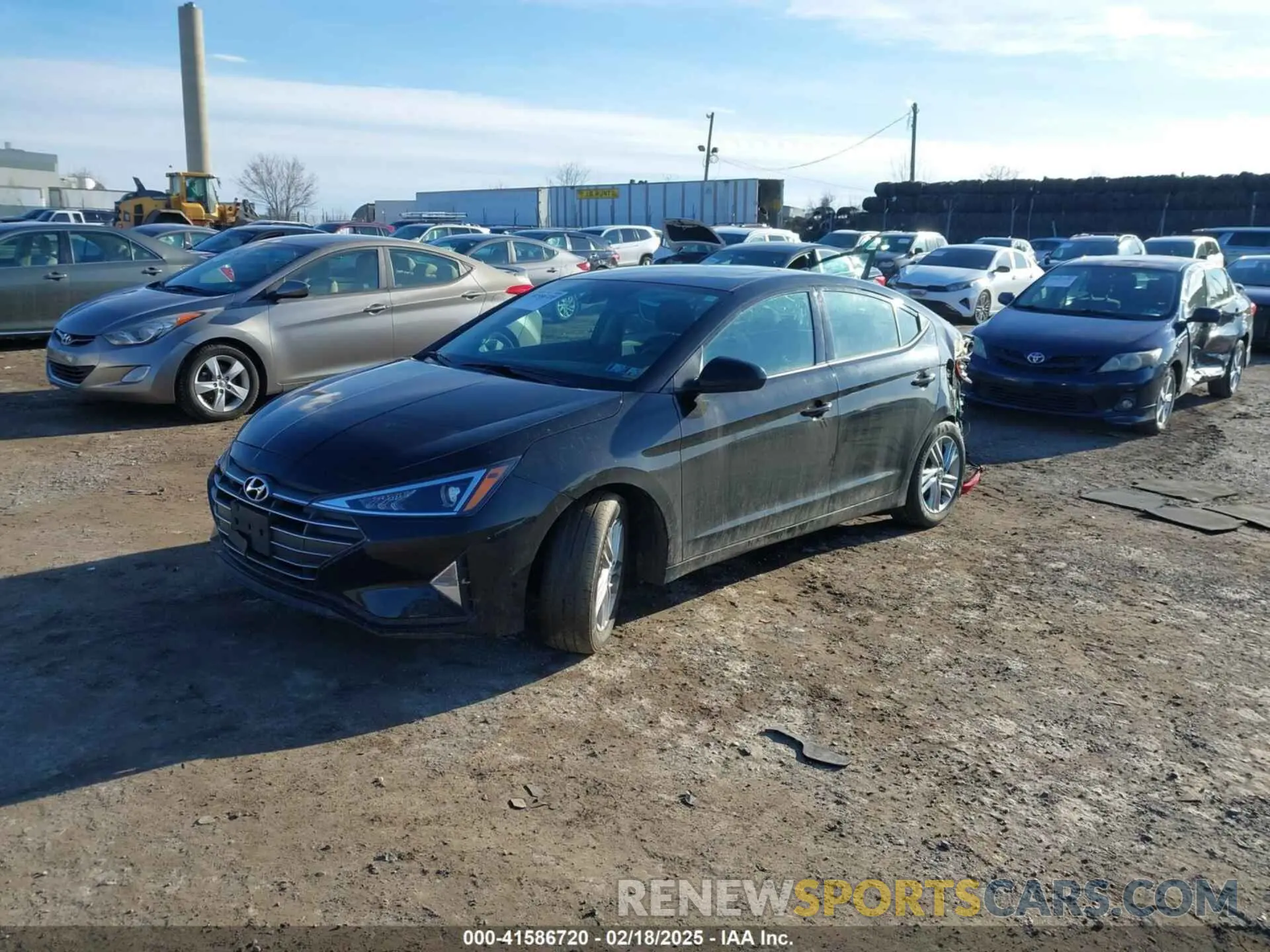 2 Photograph of a damaged car 5NPD84LF6LH591640 HYUNDAI ELANTRA 2020