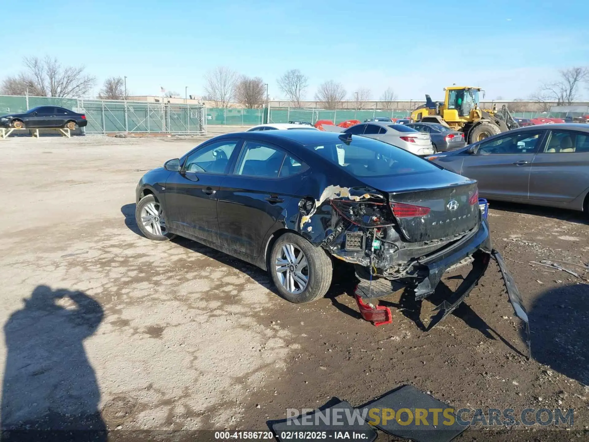 3 Photograph of a damaged car 5NPD84LF6LH591640 HYUNDAI ELANTRA 2020