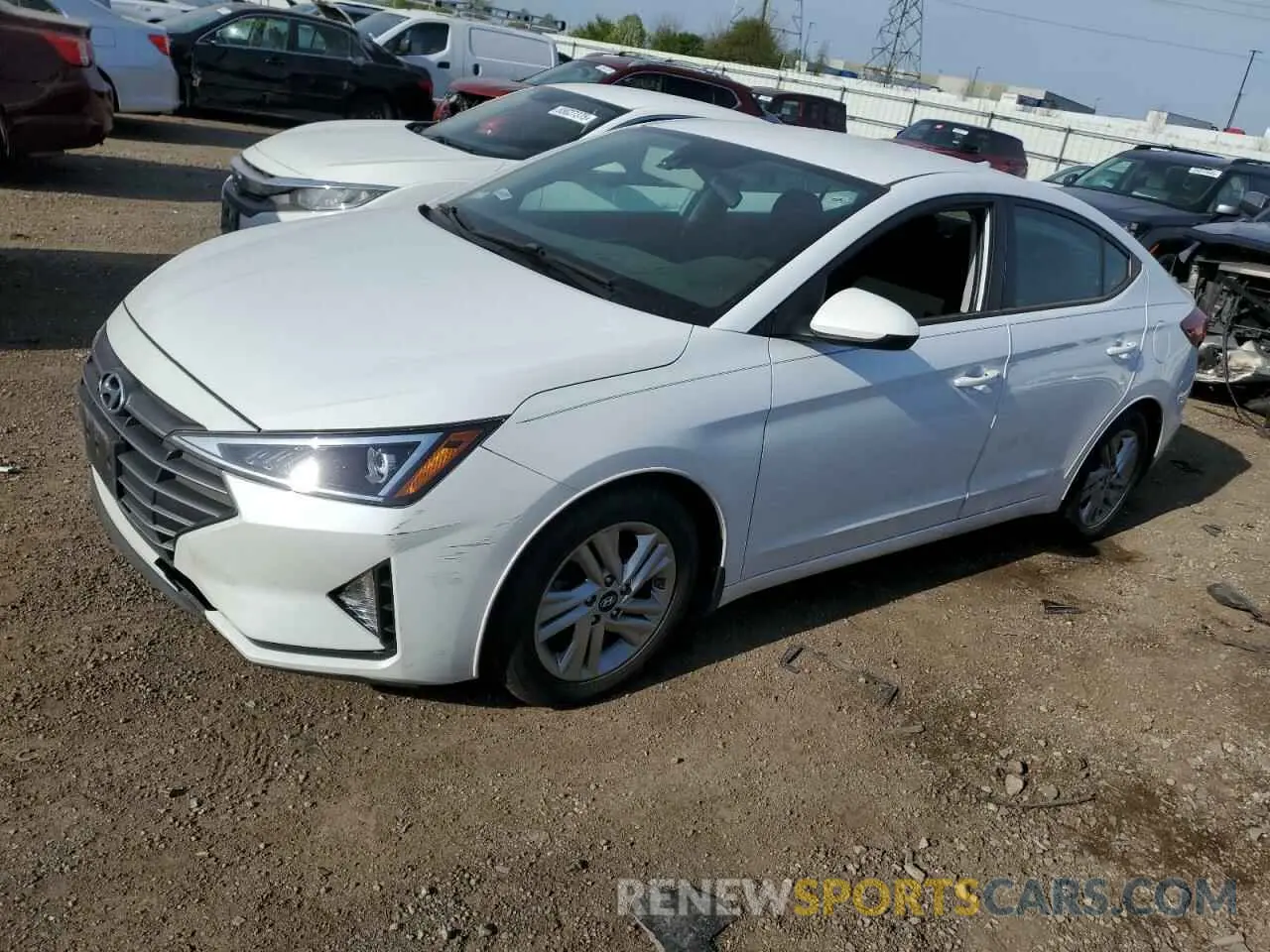 1 Photograph of a damaged car 5NPD84LF6LH601339 HYUNDAI ELANTRA 2020