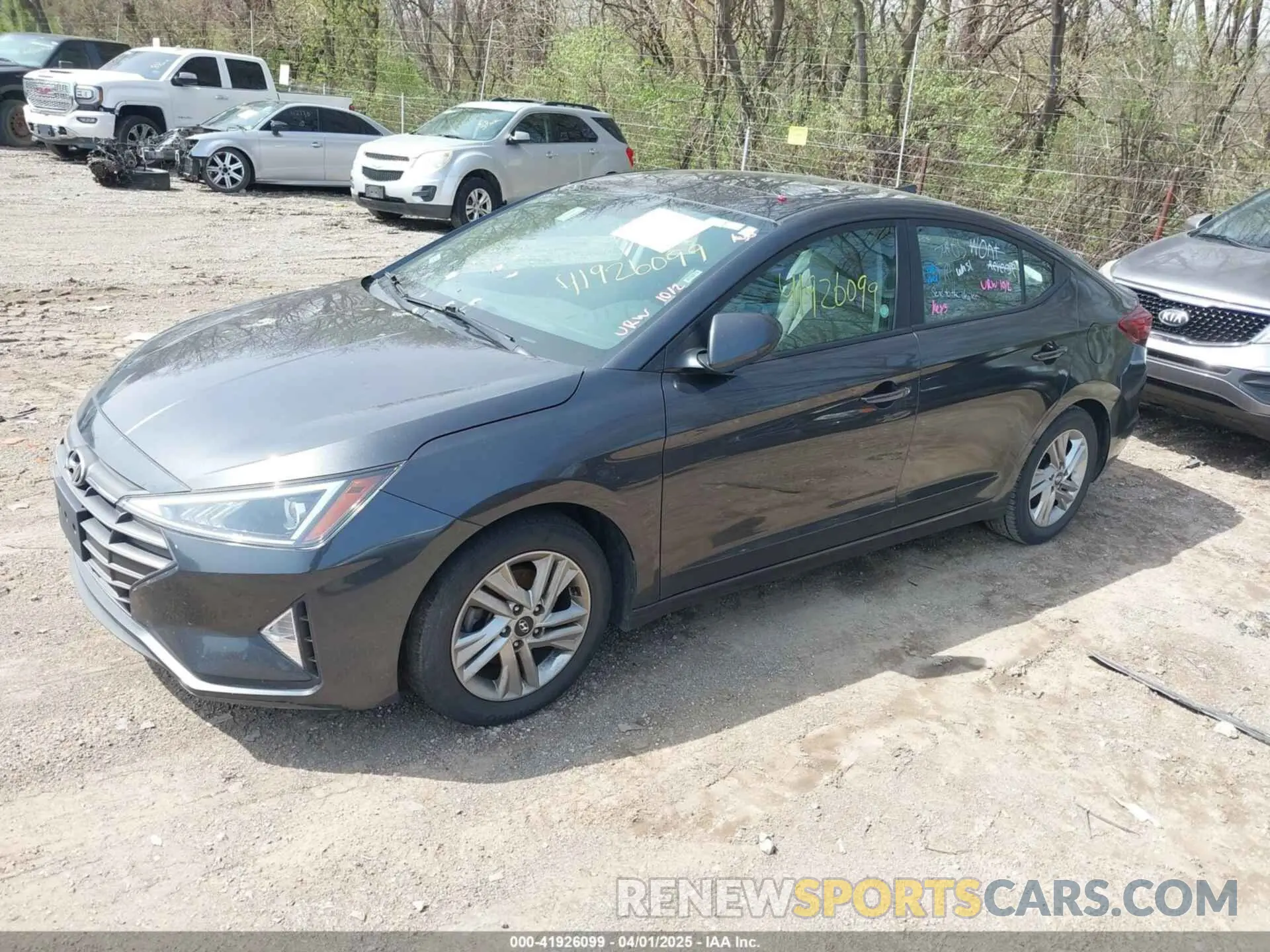 2 Photograph of a damaged car 5NPD84LF6LH616584 HYUNDAI ELANTRA 2020