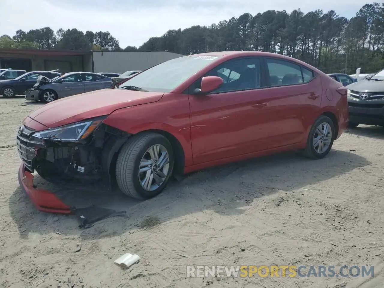 1 Photograph of a damaged car 5NPD84LF6LH617587 HYUNDAI ELANTRA 2020