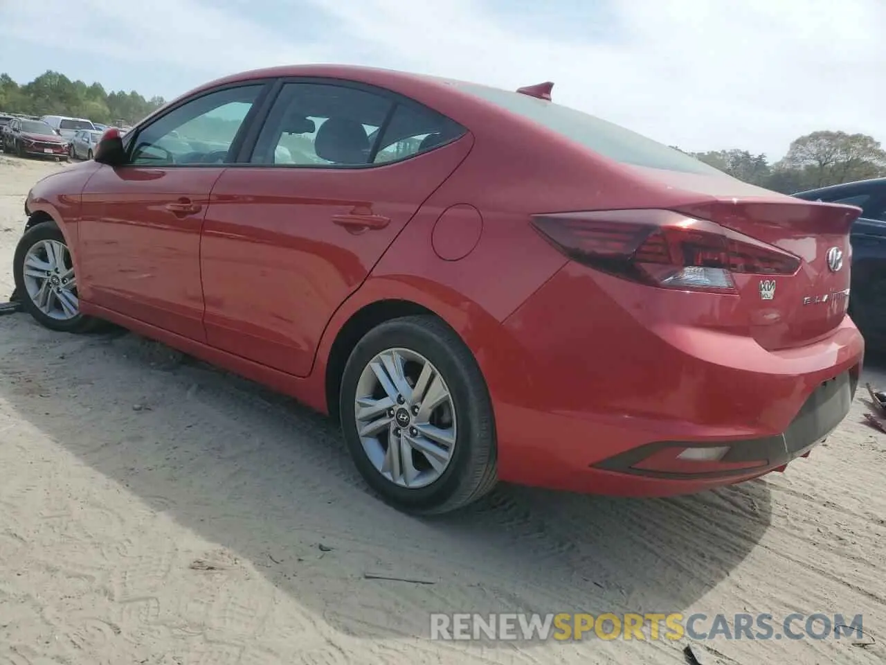 2 Photograph of a damaged car 5NPD84LF6LH617587 HYUNDAI ELANTRA 2020