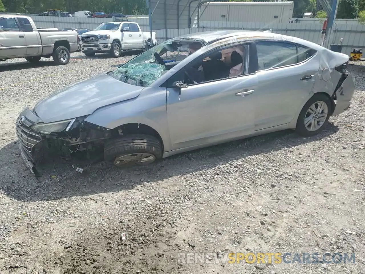 1 Photograph of a damaged car 5NPD84LF6LH623082 HYUNDAI ELANTRA 2020