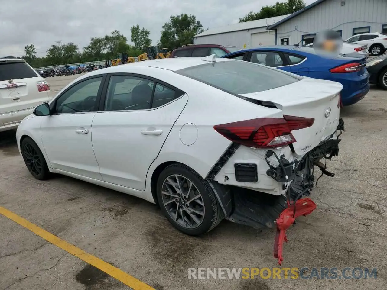 2 Photograph of a damaged car 5NPD84LF6LH627794 HYUNDAI ELANTRA 2020