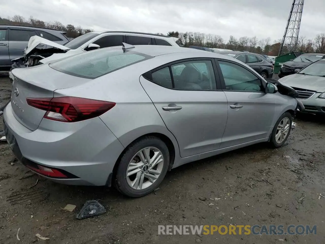 3 Photograph of a damaged car 5NPD84LF6LH631179 HYUNDAI ELANTRA 2020