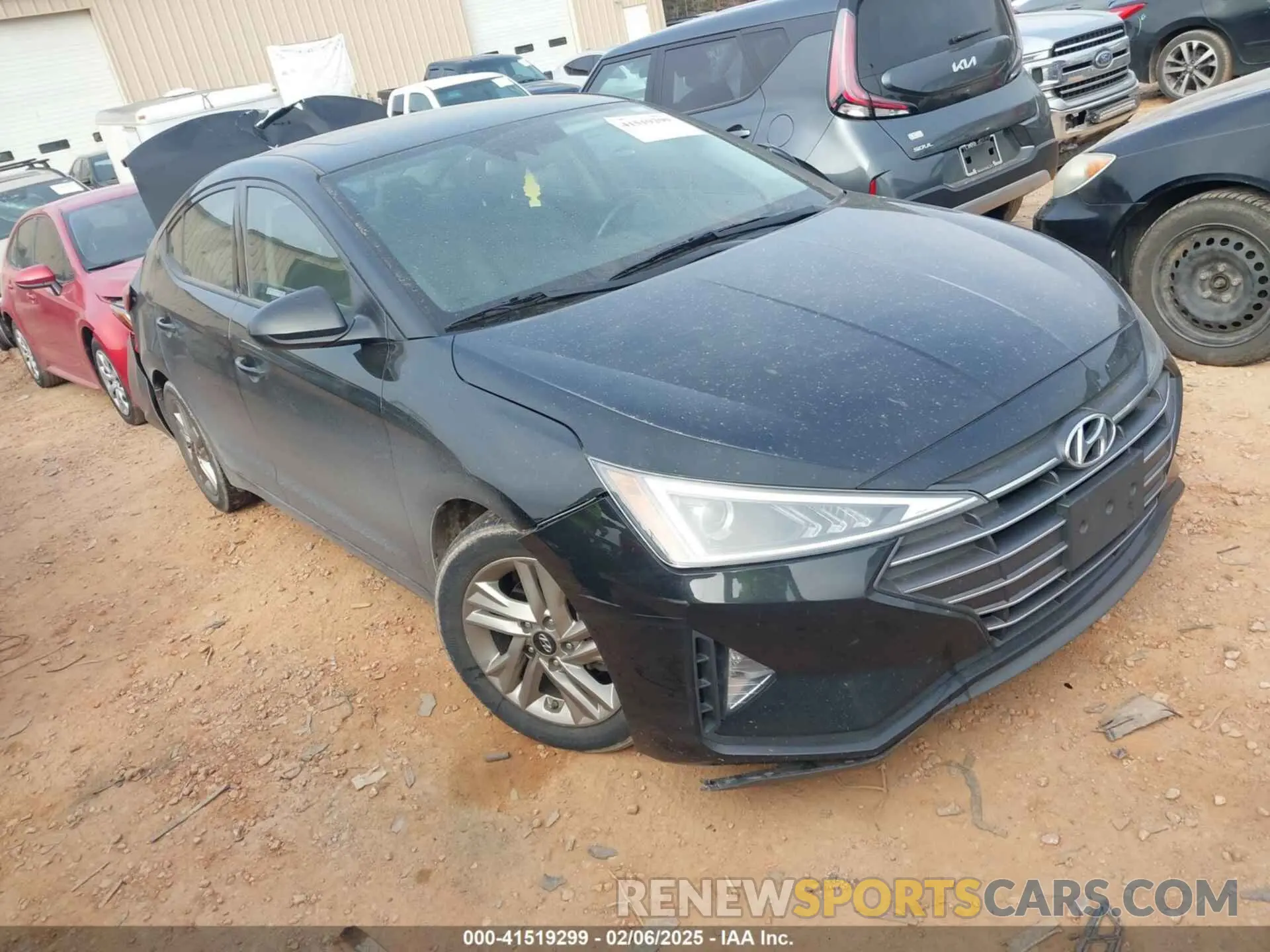 1 Photograph of a damaged car 5NPD84LF7LH499565 HYUNDAI ELANTRA 2020