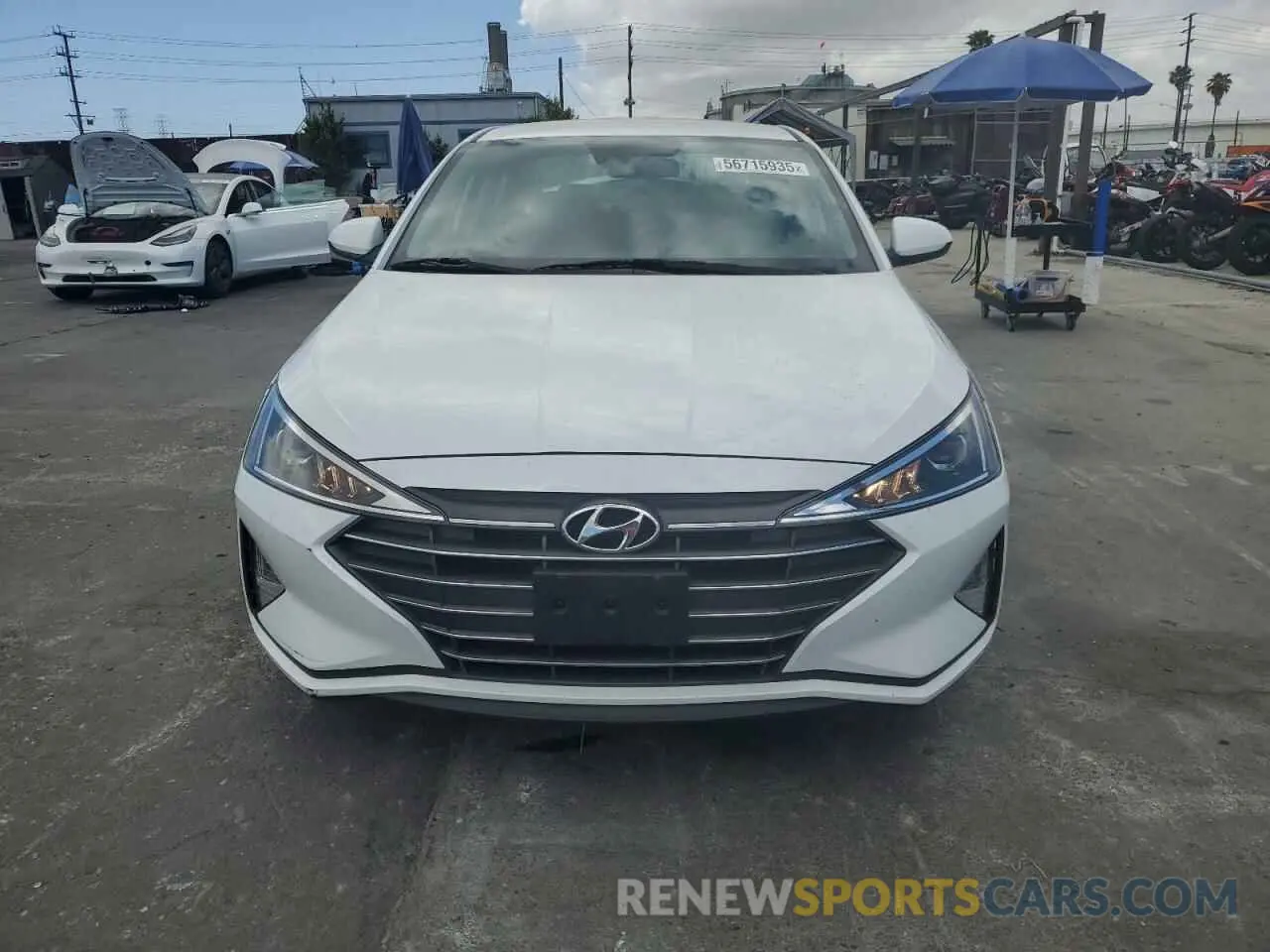 5 Photograph of a damaged car 5NPD84LF7LH509916 HYUNDAI ELANTRA 2020