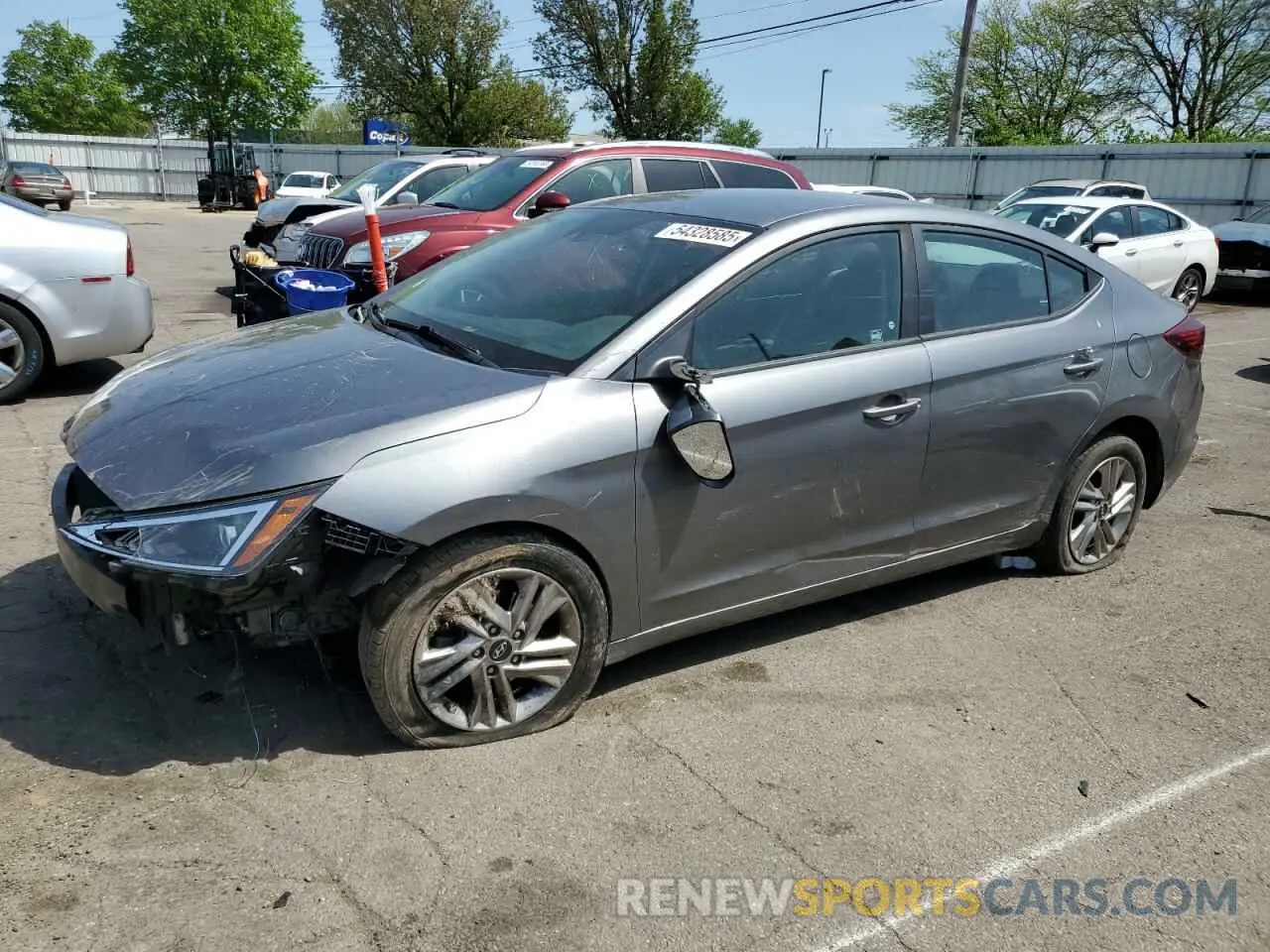 1 Photograph of a damaged car 5NPD84LF7LH515411 HYUNDAI ELANTRA 2020