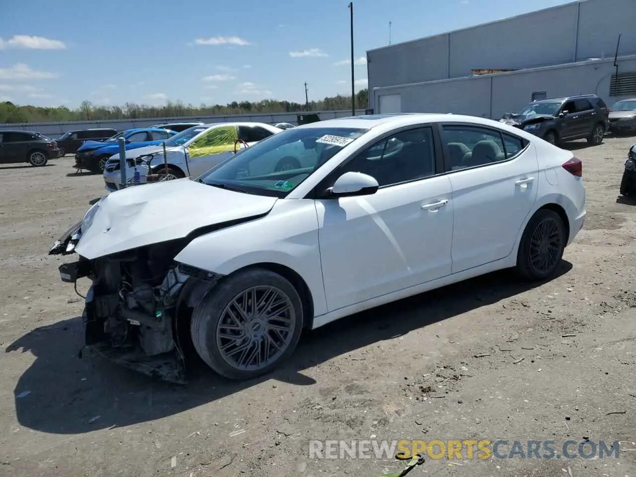 1 Photograph of a damaged car 5NPD84LF7LH516025 HYUNDAI ELANTRA 2020