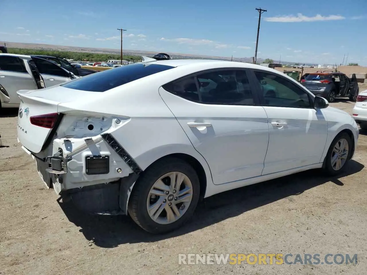 3 Photograph of a damaged car 5NPD84LF7LH521418 HYUNDAI ELANTRA 2020