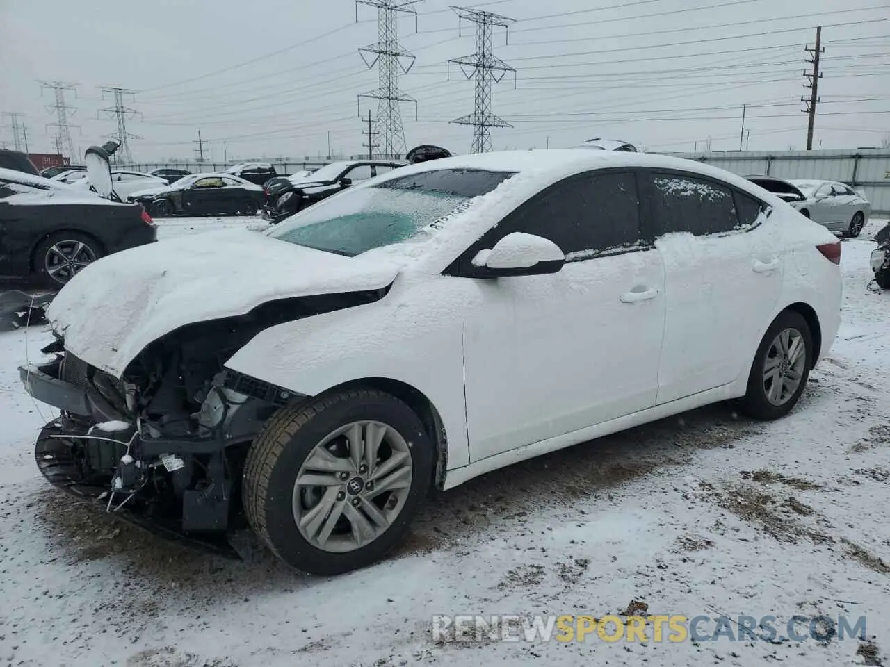 1 Photograph of a damaged car 5NPD84LF7LH522780 HYUNDAI ELANTRA 2020