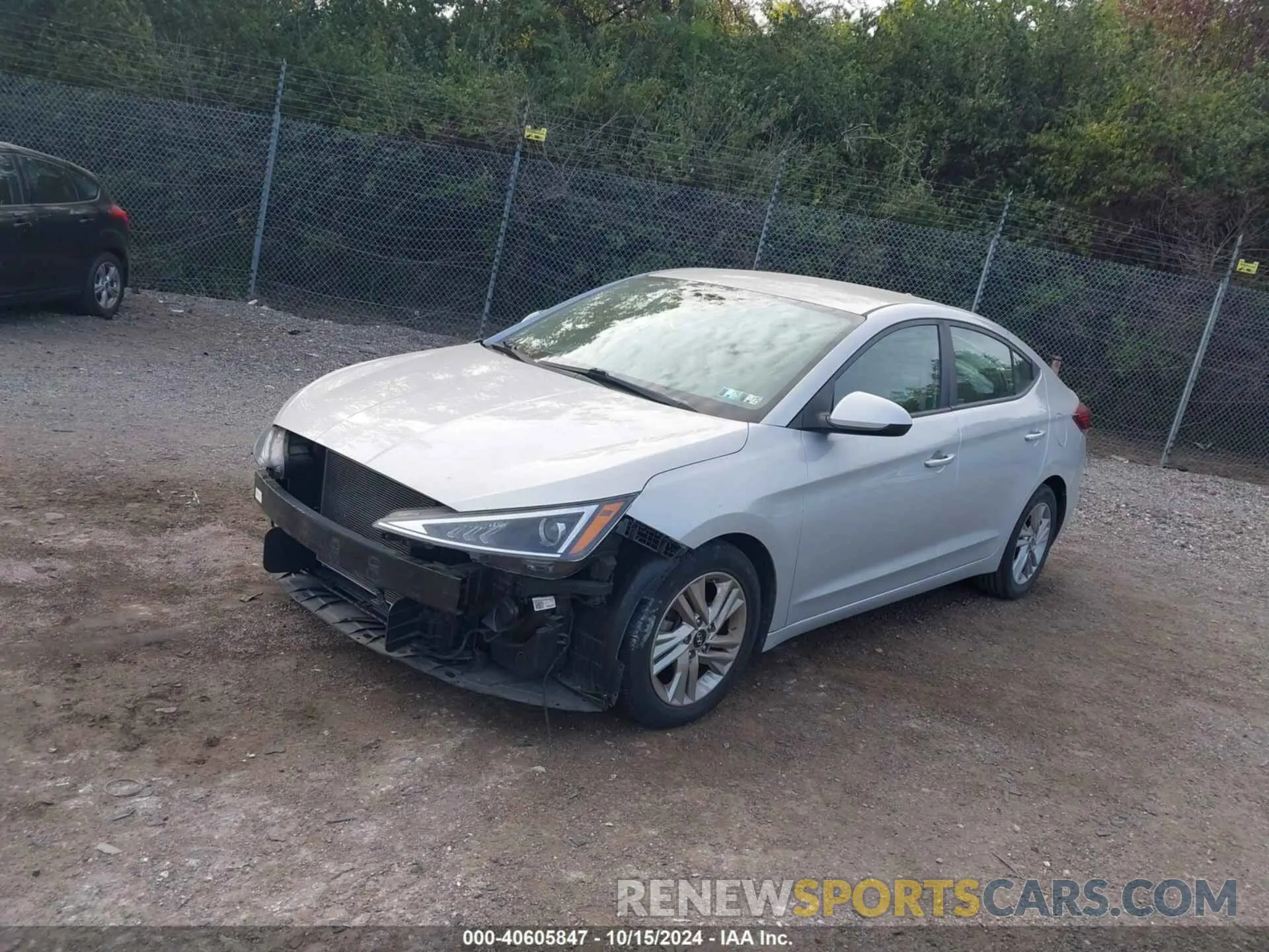 2 Photograph of a damaged car 5NPD84LF7LH523895 HYUNDAI ELANTRA 2020