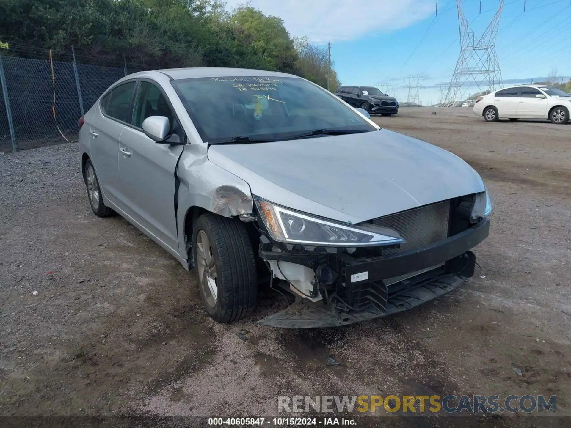 6 Photograph of a damaged car 5NPD84LF7LH523895 HYUNDAI ELANTRA 2020
