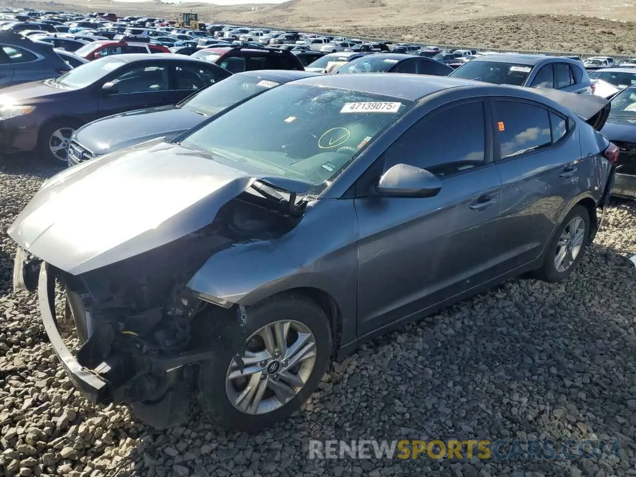 1 Photograph of a damaged car 5NPD84LF7LH530409 HYUNDAI ELANTRA 2020