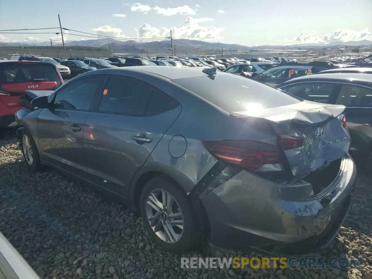 2 Photograph of a damaged car 5NPD84LF7LH530409 HYUNDAI ELANTRA 2020