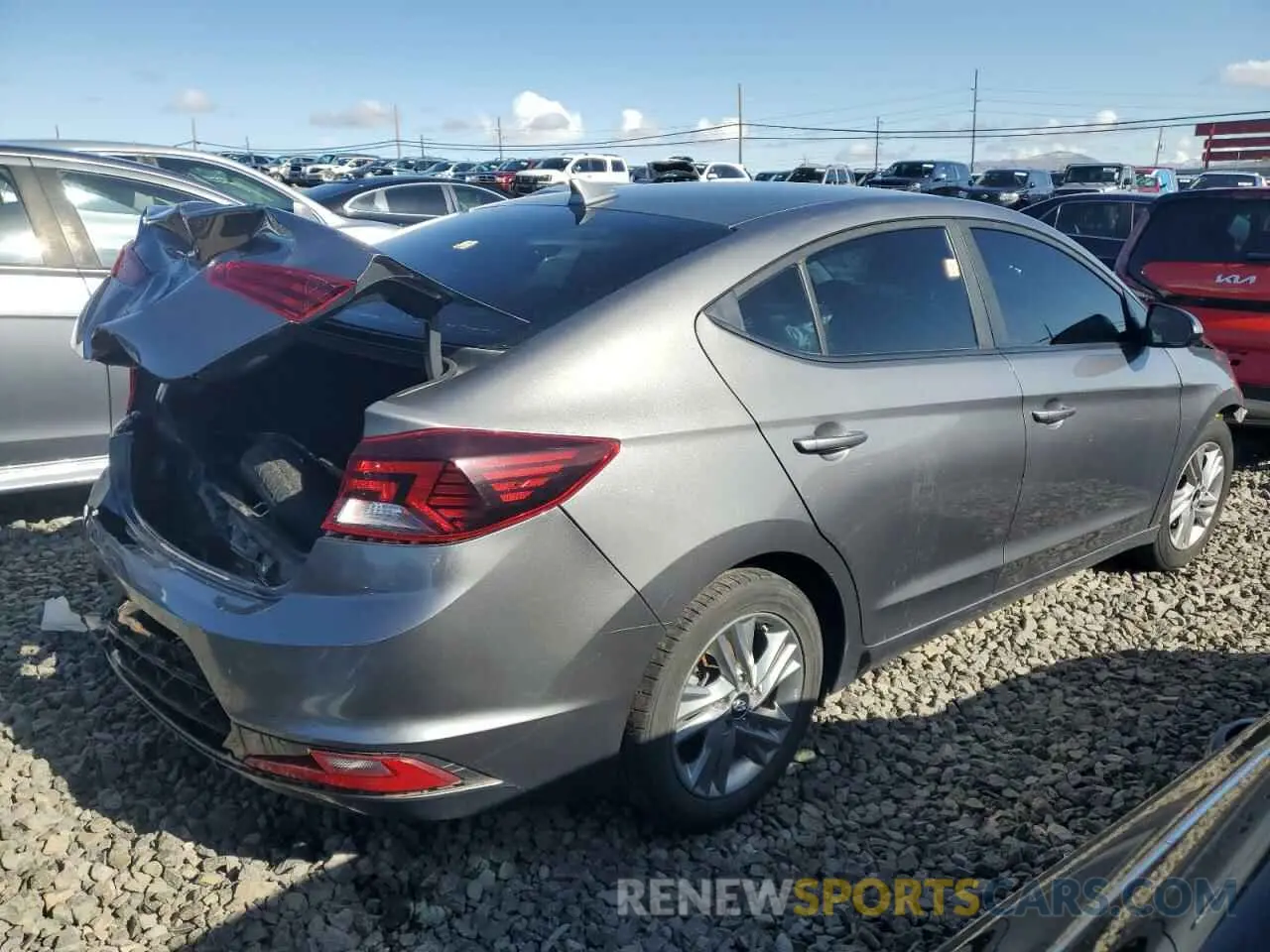3 Photograph of a damaged car 5NPD84LF7LH530409 HYUNDAI ELANTRA 2020