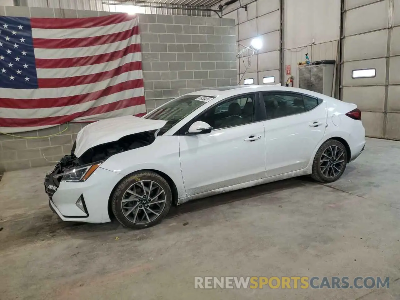 1 Photograph of a damaged car 5NPD84LF7LH536386 HYUNDAI ELANTRA 2020