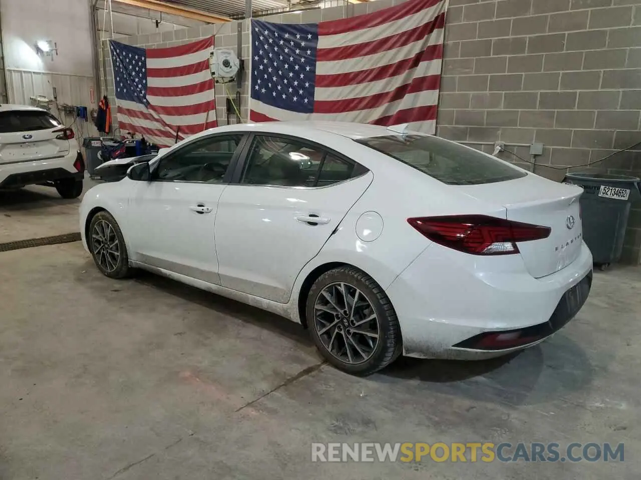 2 Photograph of a damaged car 5NPD84LF7LH536386 HYUNDAI ELANTRA 2020