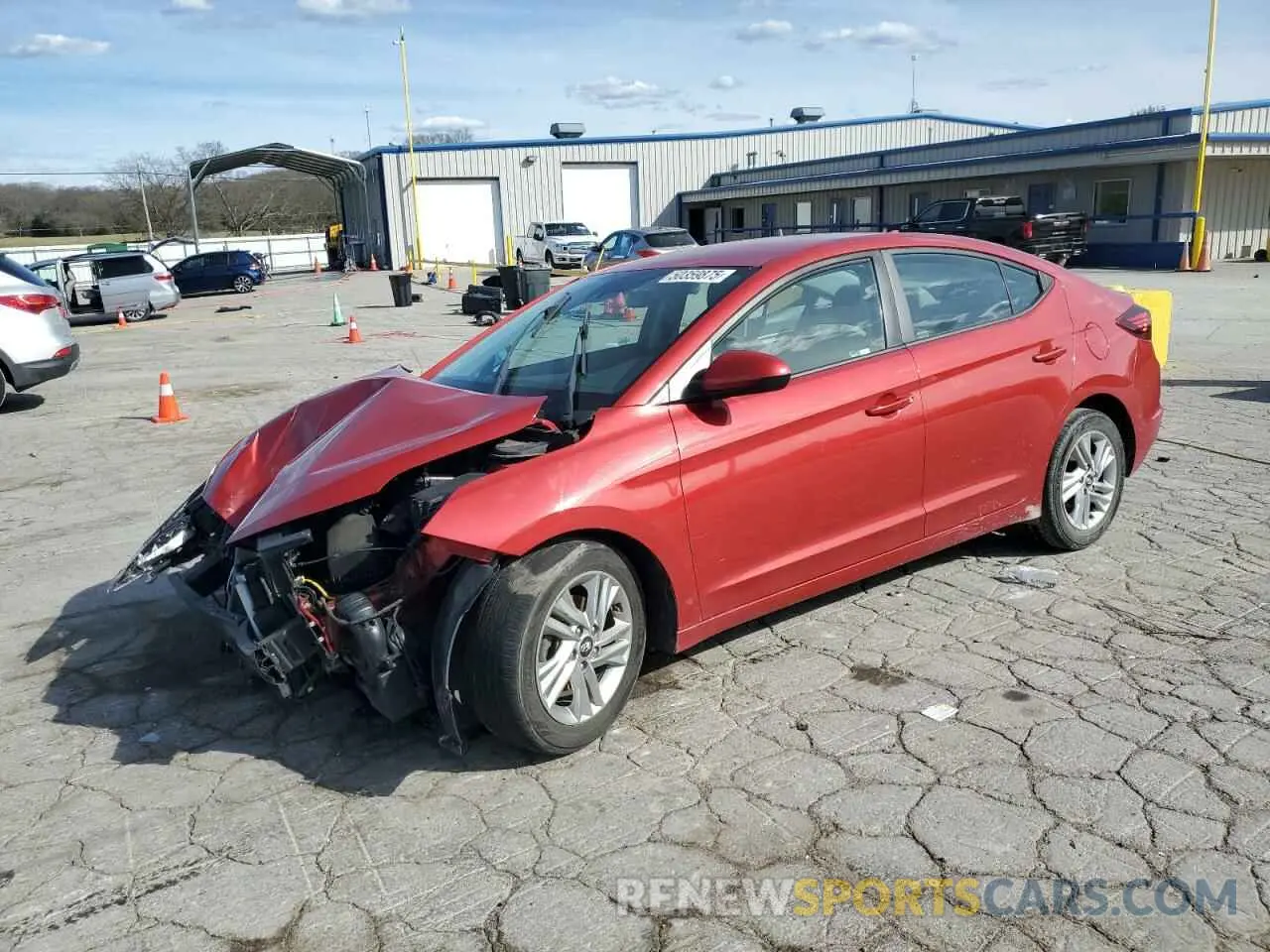 1 Photograph of a damaged car 5NPD84LF7LH538607 HYUNDAI ELANTRA 2020