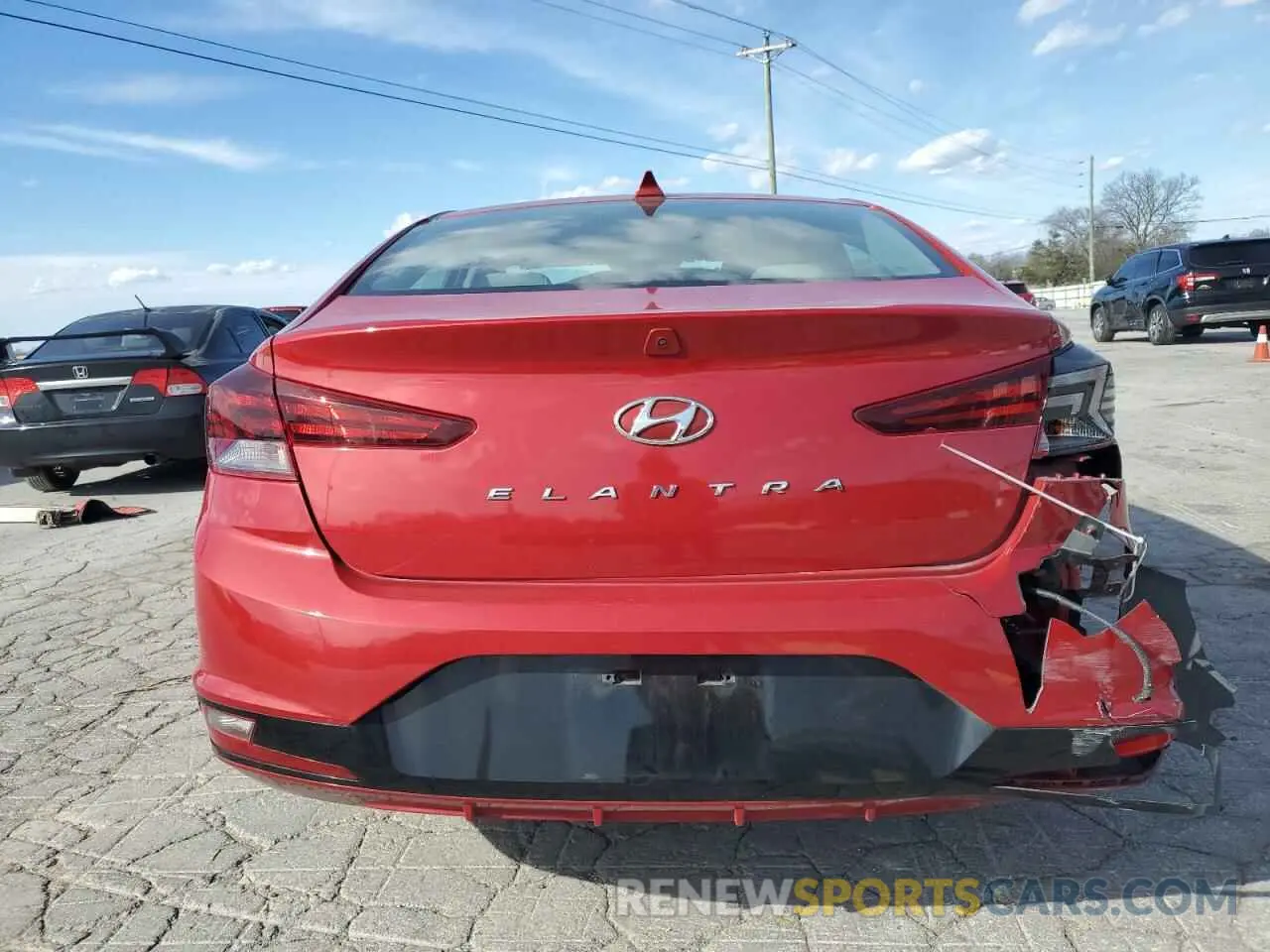 6 Photograph of a damaged car 5NPD84LF7LH538607 HYUNDAI ELANTRA 2020