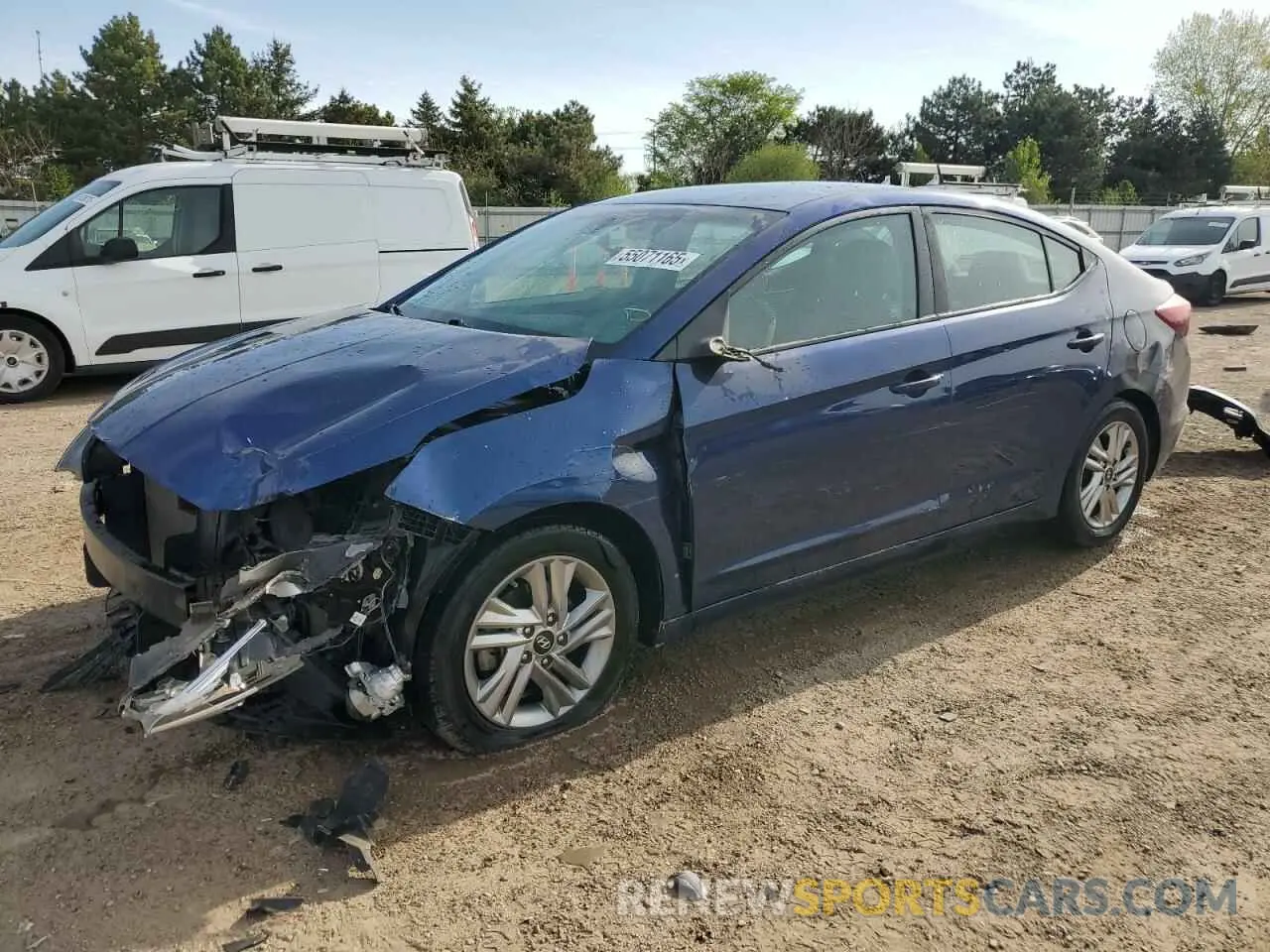 1 Photograph of a damaged car 5NPD84LF7LH540860 HYUNDAI ELANTRA 2020