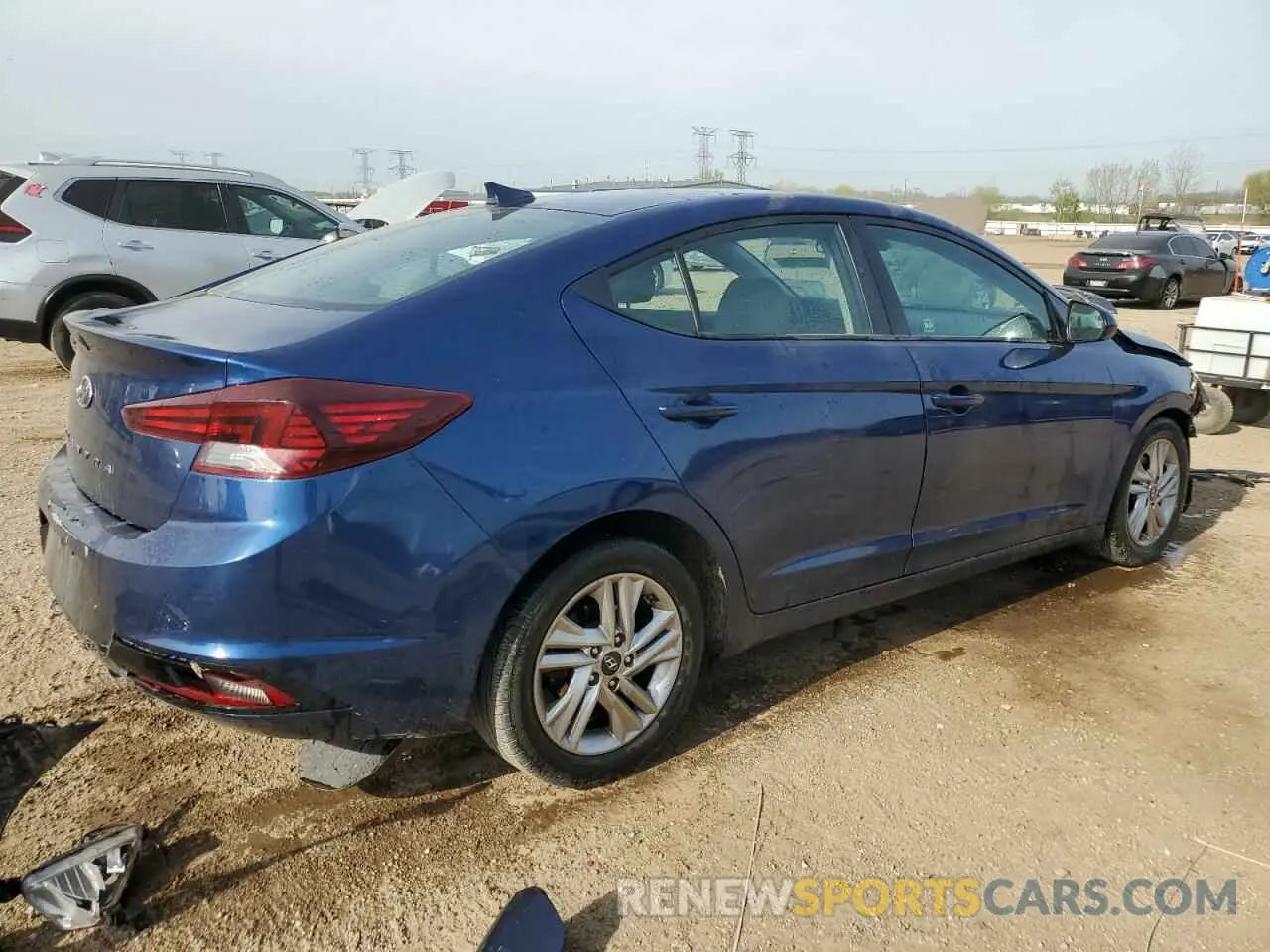 3 Photograph of a damaged car 5NPD84LF7LH540860 HYUNDAI ELANTRA 2020