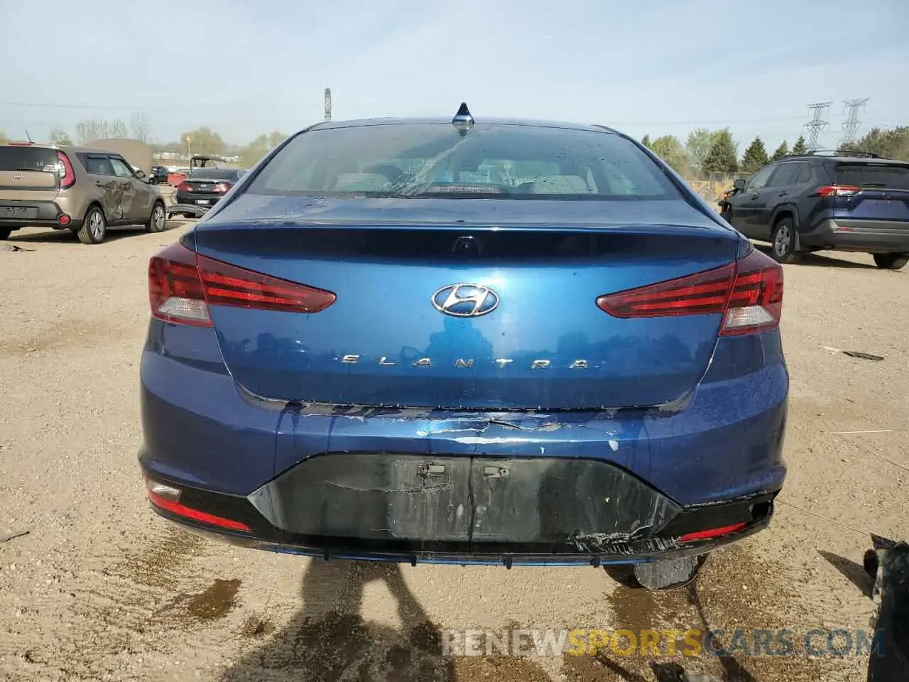 6 Photograph of a damaged car 5NPD84LF7LH540860 HYUNDAI ELANTRA 2020