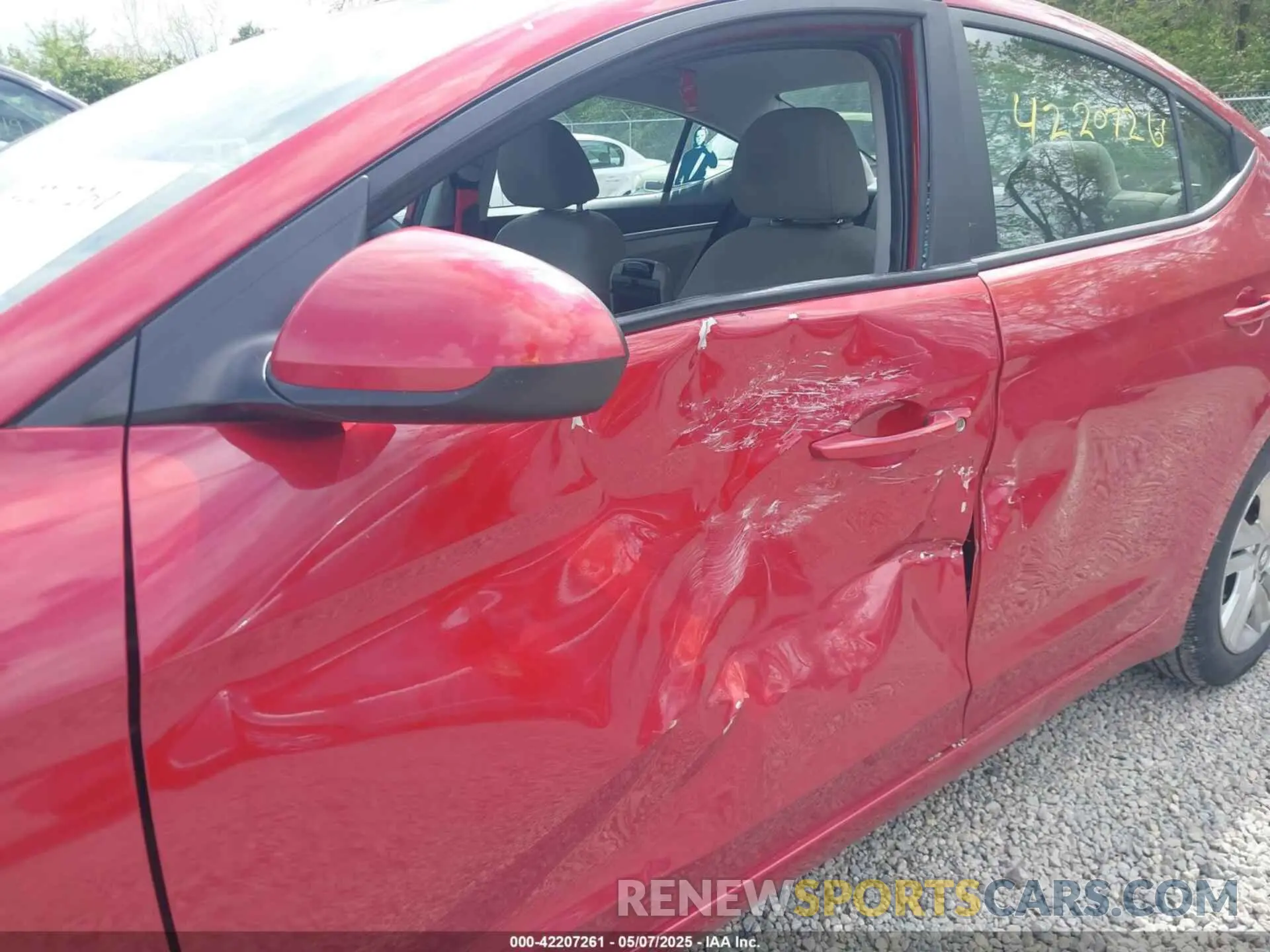 6 Photograph of a damaged car 5NPD84LF7LH541491 HYUNDAI ELANTRA 2020