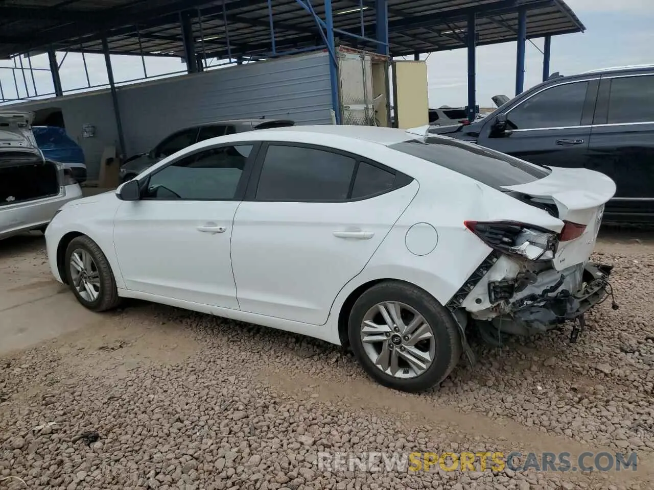 2 Photograph of a damaged car 5NPD84LF7LH542947 HYUNDAI ELANTRA 2020