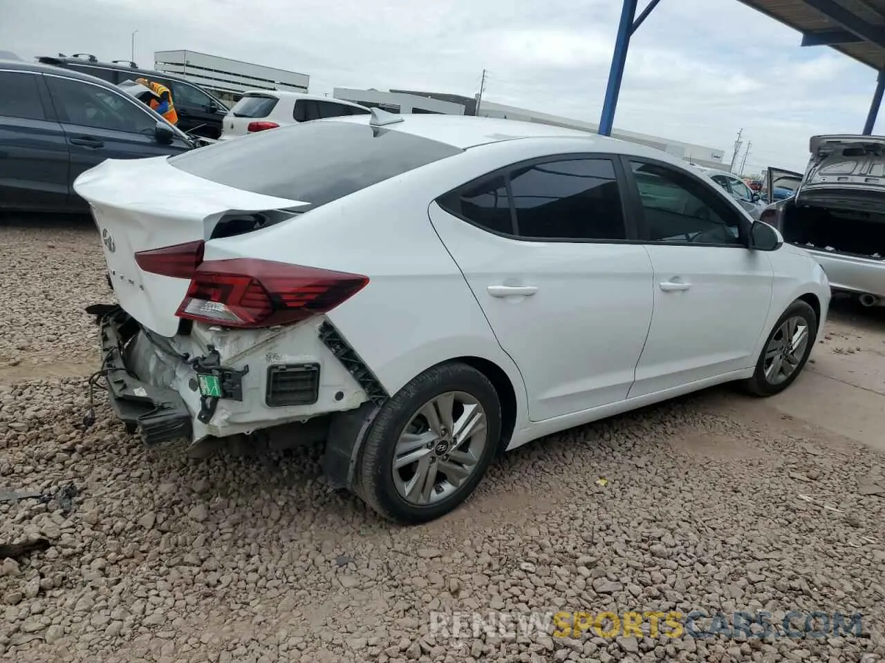 3 Photograph of a damaged car 5NPD84LF7LH542947 HYUNDAI ELANTRA 2020
