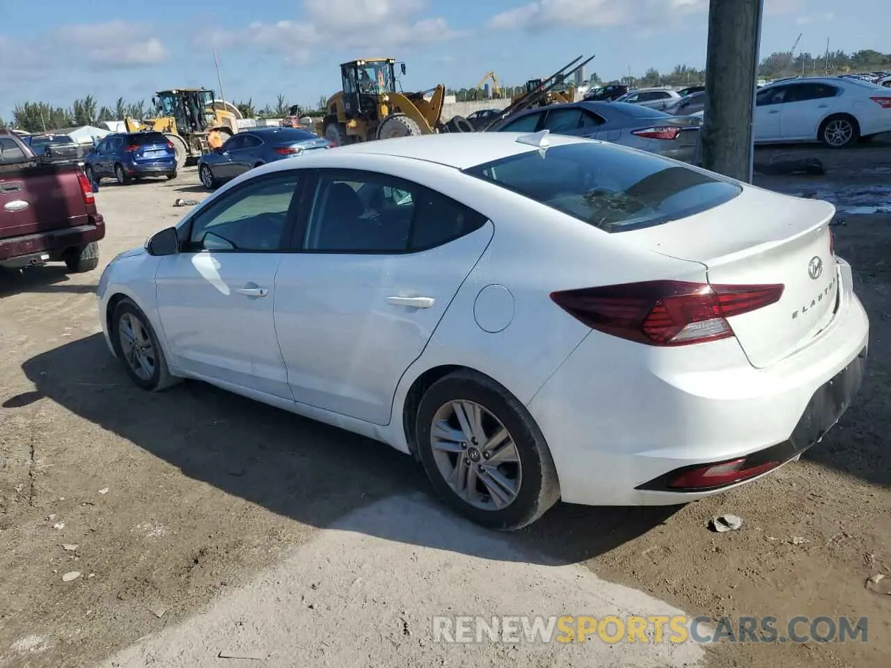 2 Photograph of a damaged car 5NPD84LF7LH553639 HYUNDAI ELANTRA 2020
