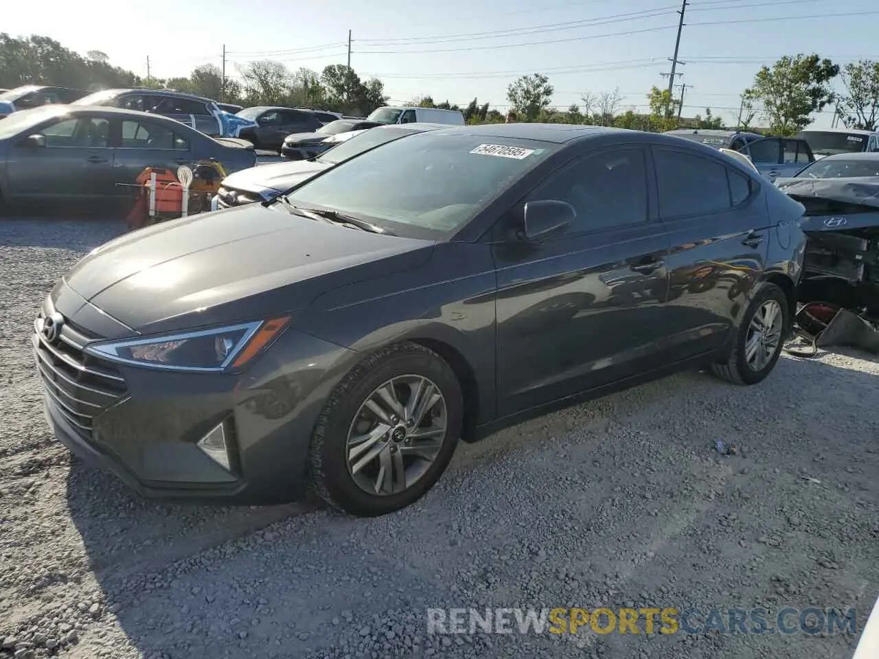 1 Photograph of a damaged car 5NPD84LF7LH558548 HYUNDAI ELANTRA 2020