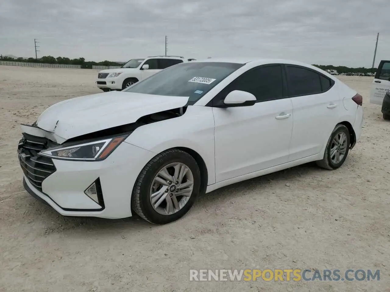 1 Photograph of a damaged car 5NPD84LF7LH571591 HYUNDAI ELANTRA 2020