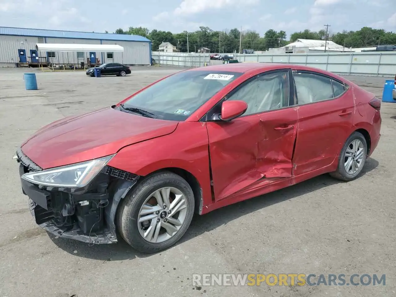 1 Photograph of a damaged car 5NPD84LF7LH573812 HYUNDAI ELANTRA 2020