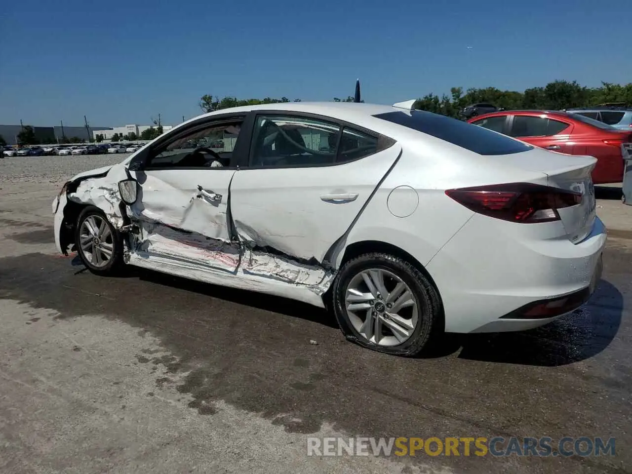 2 Photograph of a damaged car 5NPD84LF7LH574989 HYUNDAI ELANTRA 2020