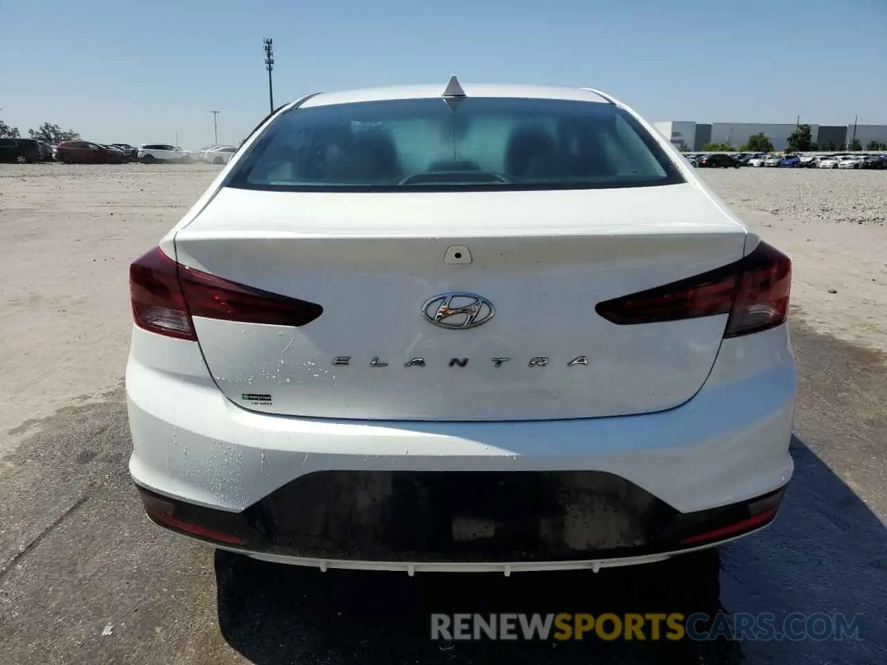 6 Photograph of a damaged car 5NPD84LF7LH574989 HYUNDAI ELANTRA 2020