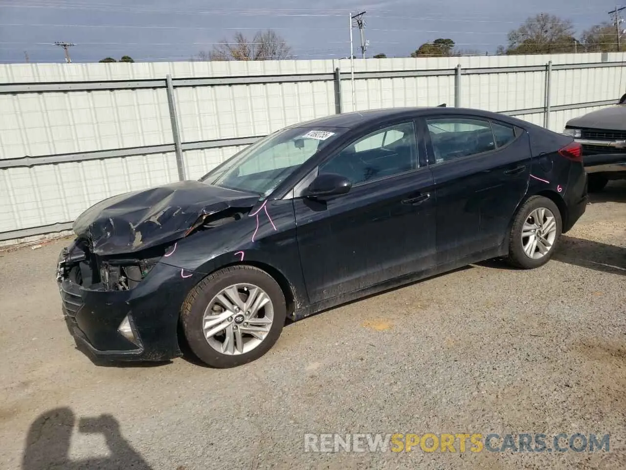 1 Photograph of a damaged car 5NPD84LF7LH580470 HYUNDAI ELANTRA 2020