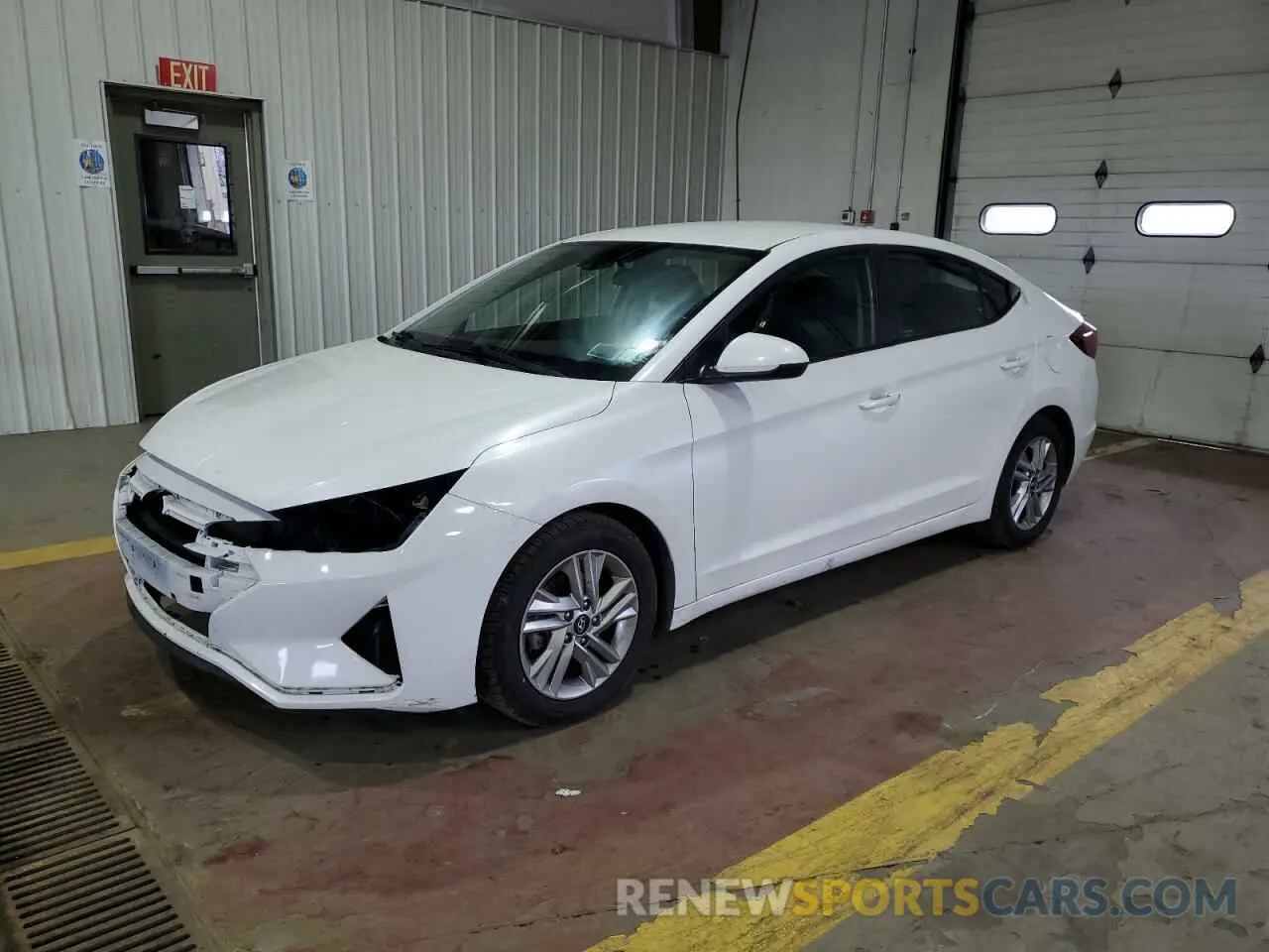 1 Photograph of a damaged car 5NPD84LF7LH583675 HYUNDAI ELANTRA 2020