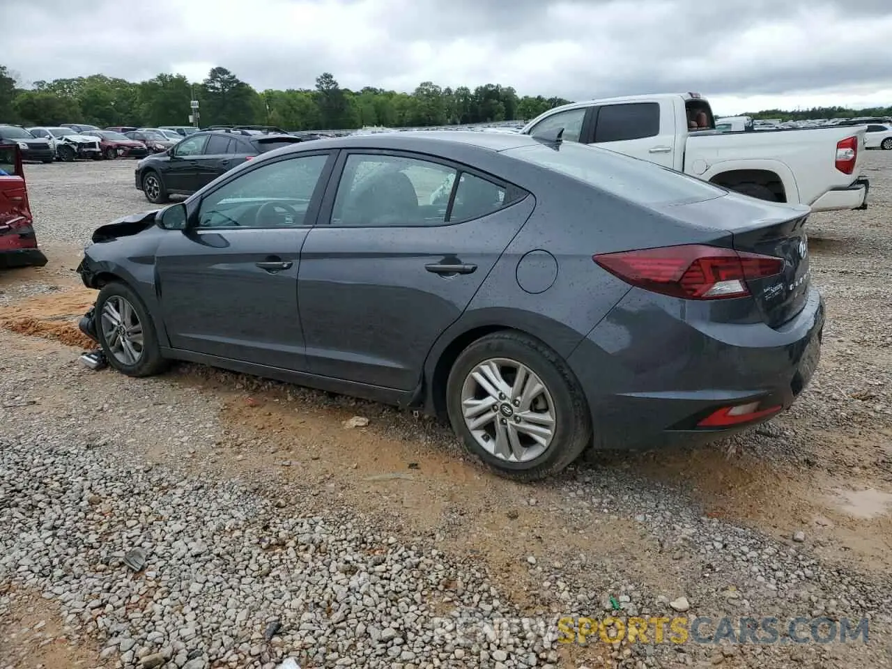 2 Photograph of a damaged car 5NPD84LF7LH587631 HYUNDAI ELANTRA 2020