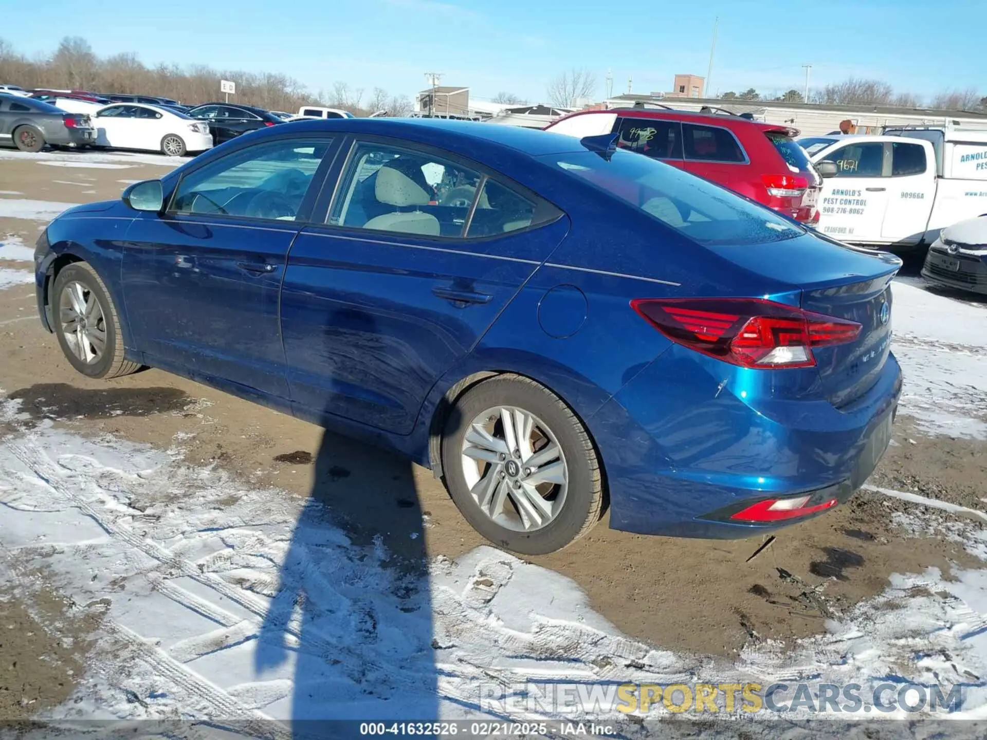 3 Photograph of a damaged car 5NPD84LF7LH587645 HYUNDAI ELANTRA 2020