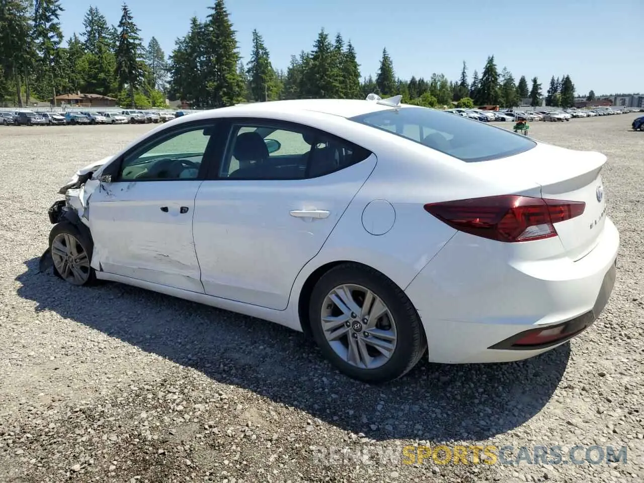 2 Photograph of a damaged car 5NPD84LF7LH602158 HYUNDAI ELANTRA 2020