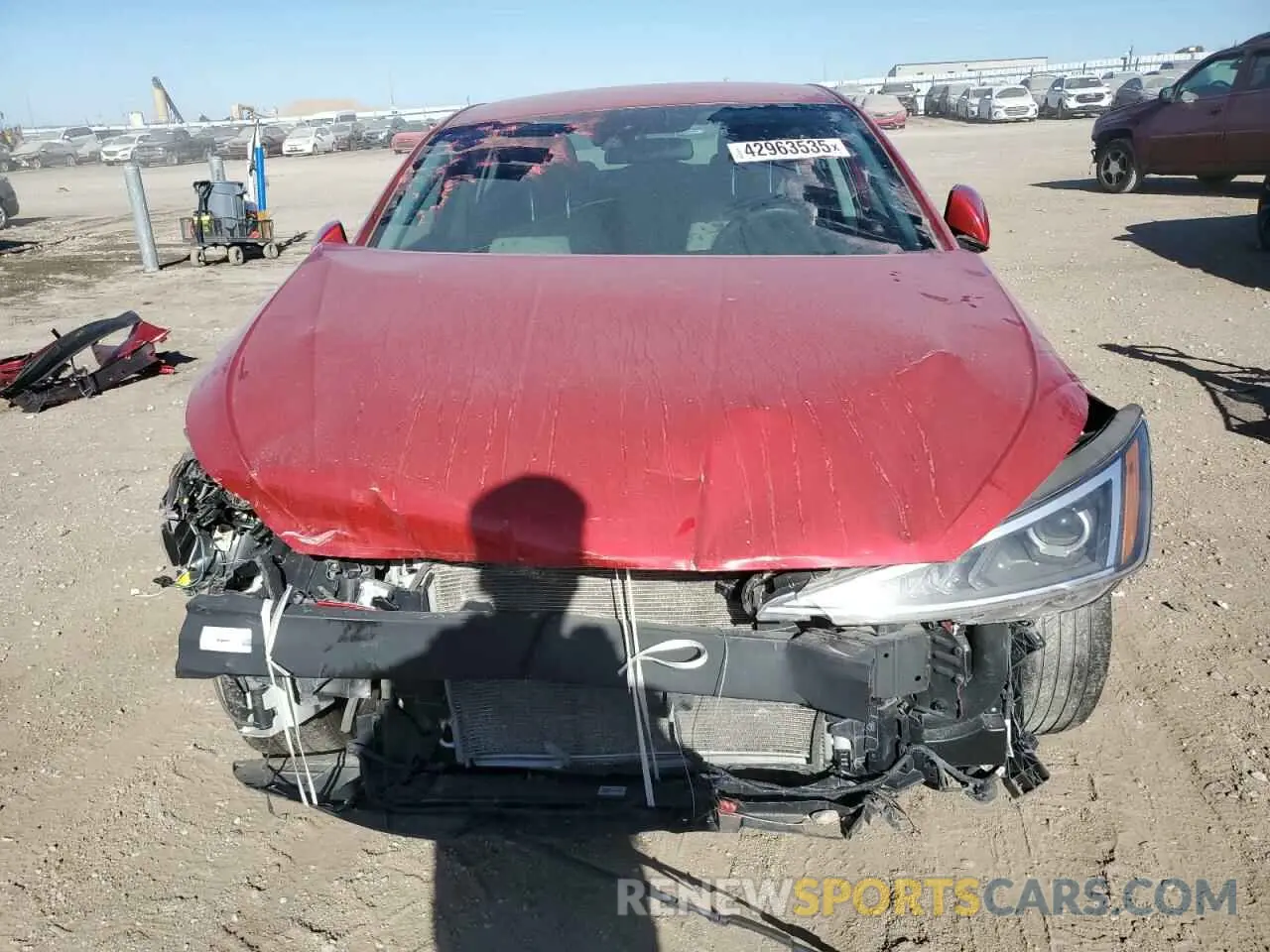 5 Photograph of a damaged car 5NPD84LF7LH613838 HYUNDAI ELANTRA 2020
