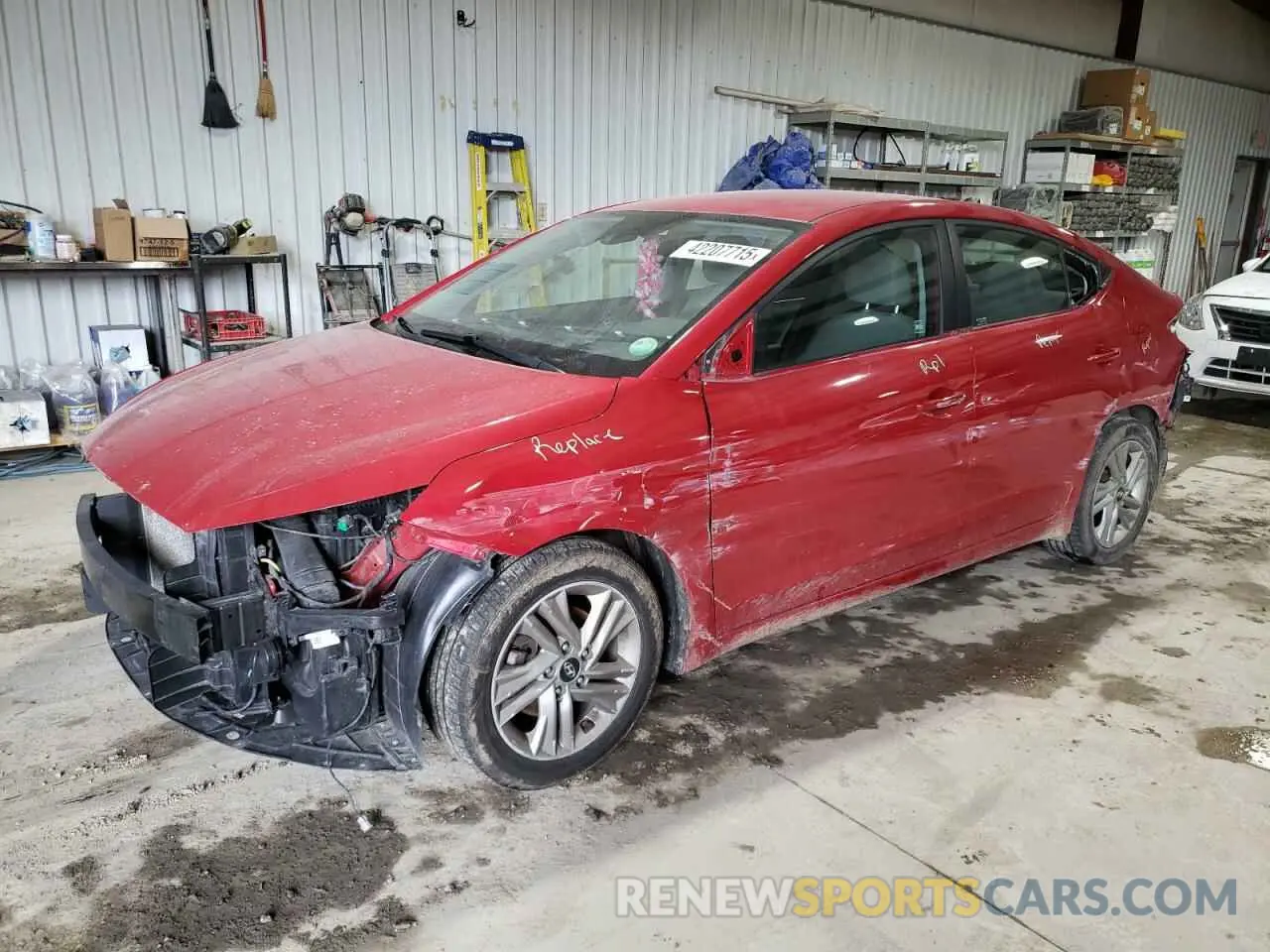 1 Photograph of a damaged car 5NPD84LF7LH626315 HYUNDAI ELANTRA 2020