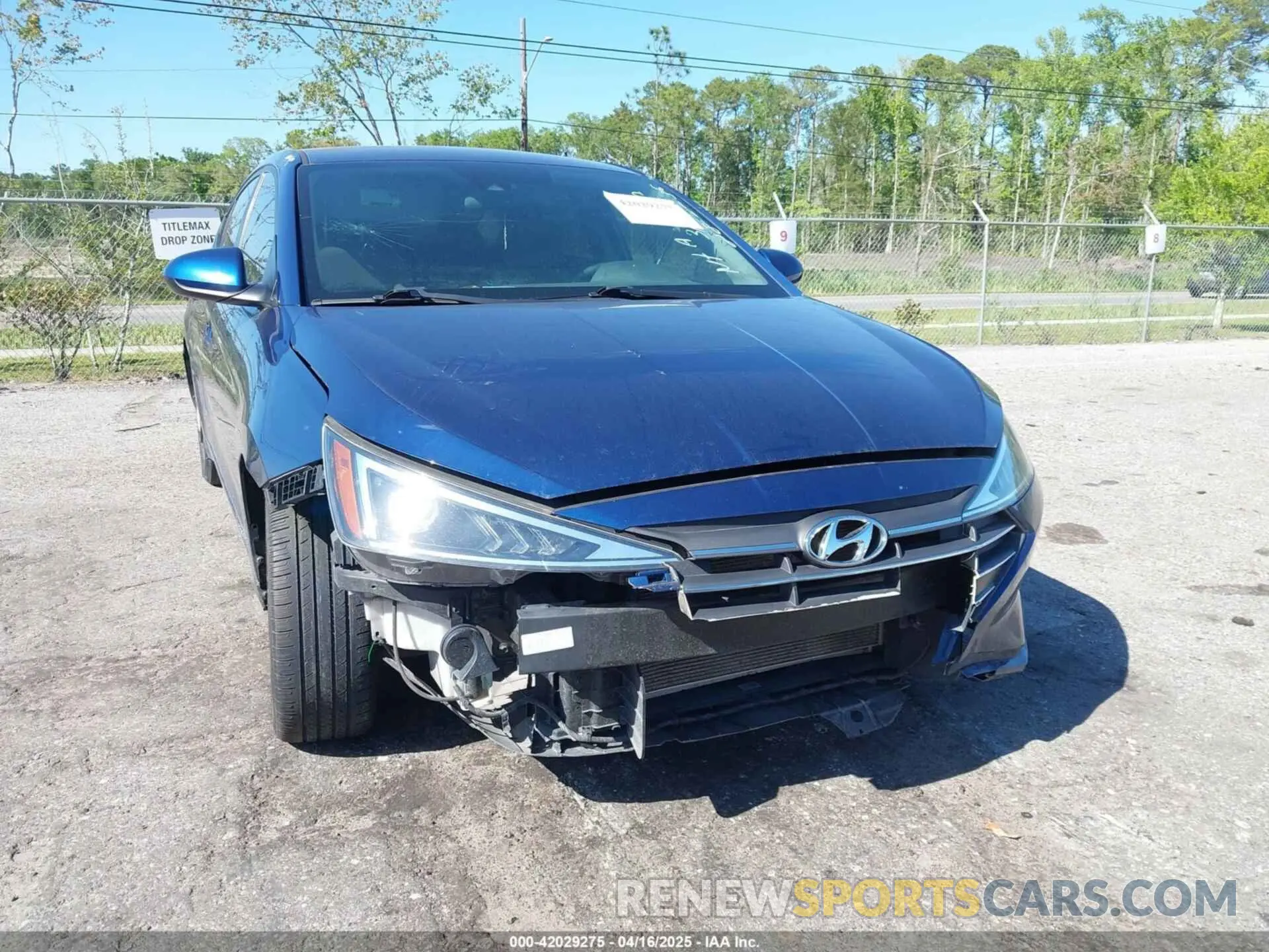 6 Photograph of a damaged car 5NPD84LF7LH631188 HYUNDAI ELANTRA 2020