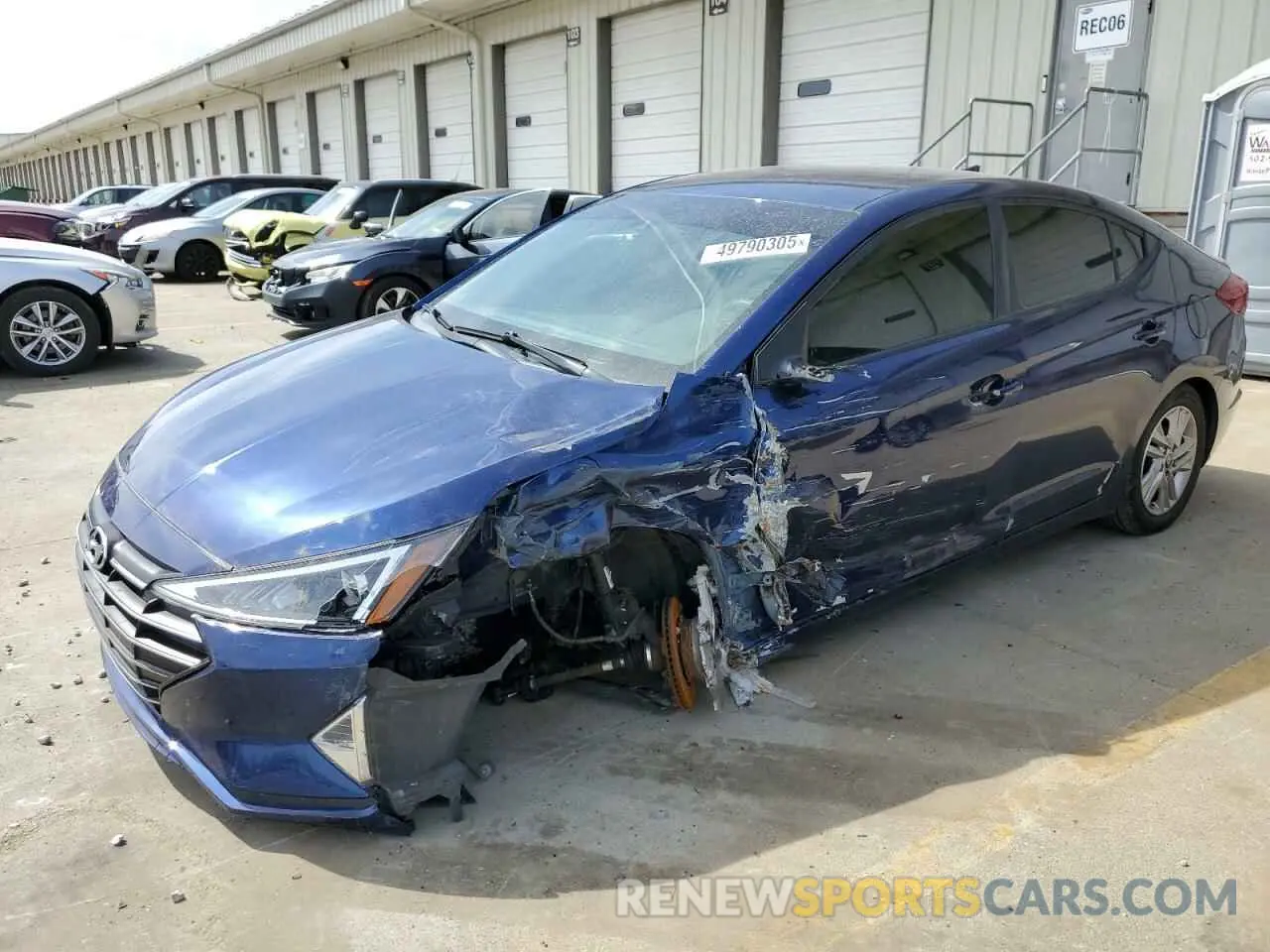 1 Photograph of a damaged car 5NPD84LF8LH526742 HYUNDAI ELANTRA 2020