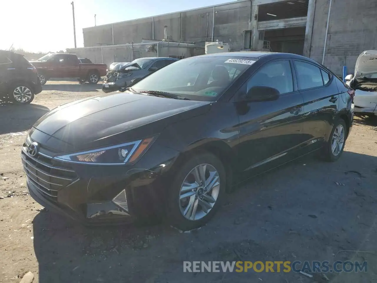 1 Photograph of a damaged car 5NPD84LF8LH533500 HYUNDAI ELANTRA 2020