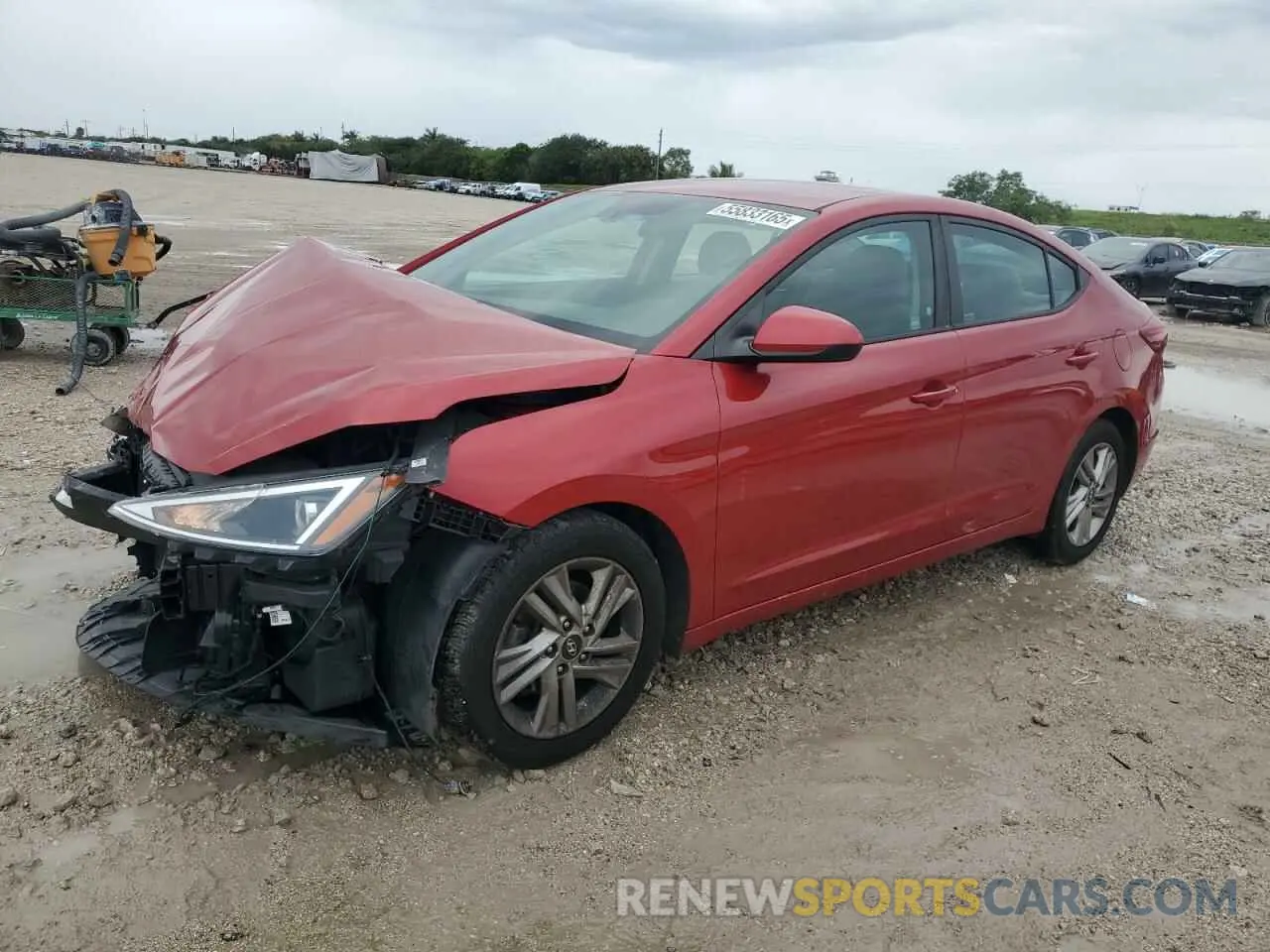 1 Photograph of a damaged car 5NPD84LF8LH536610 HYUNDAI ELANTRA 2020